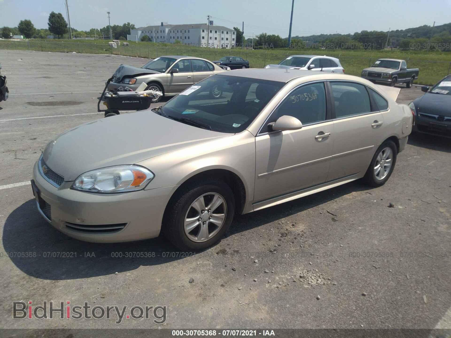 2012 CHEVROLET IMPALA - VIN: 2G1WF5E35C1220230 - Фото 2