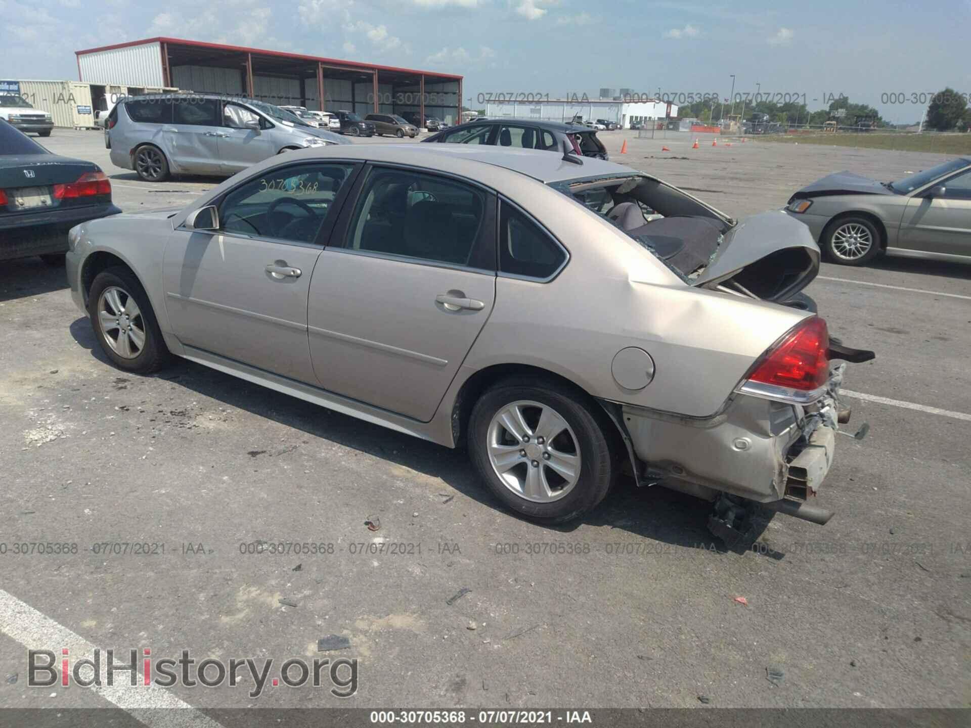 2012 CHEVROLET IMPALA - VIN: 2G1WF5E35C1220230 - Фото 3