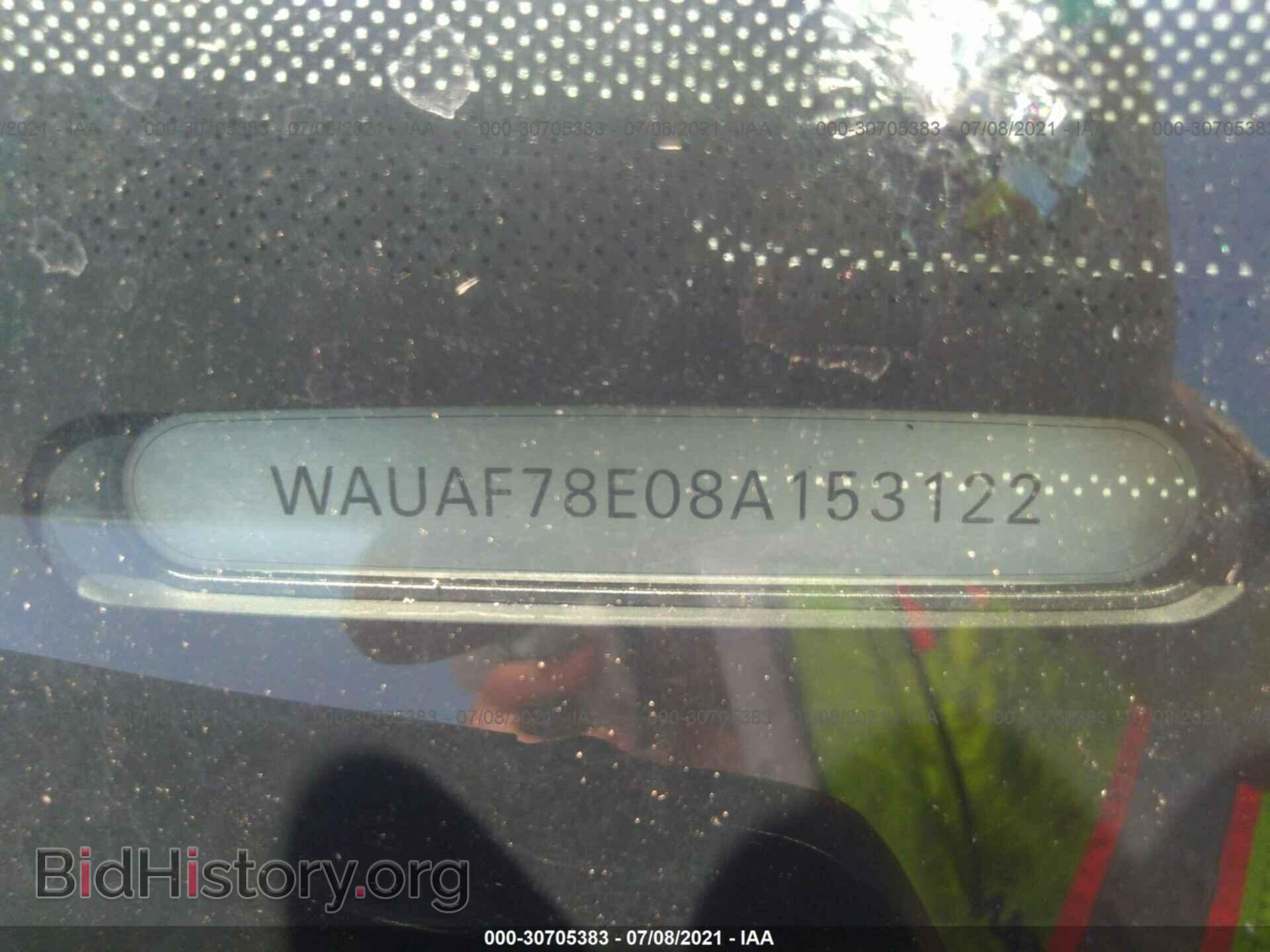 2008 AUDI A4 - VIN: WAUAF78E08A153122 - Фото 9