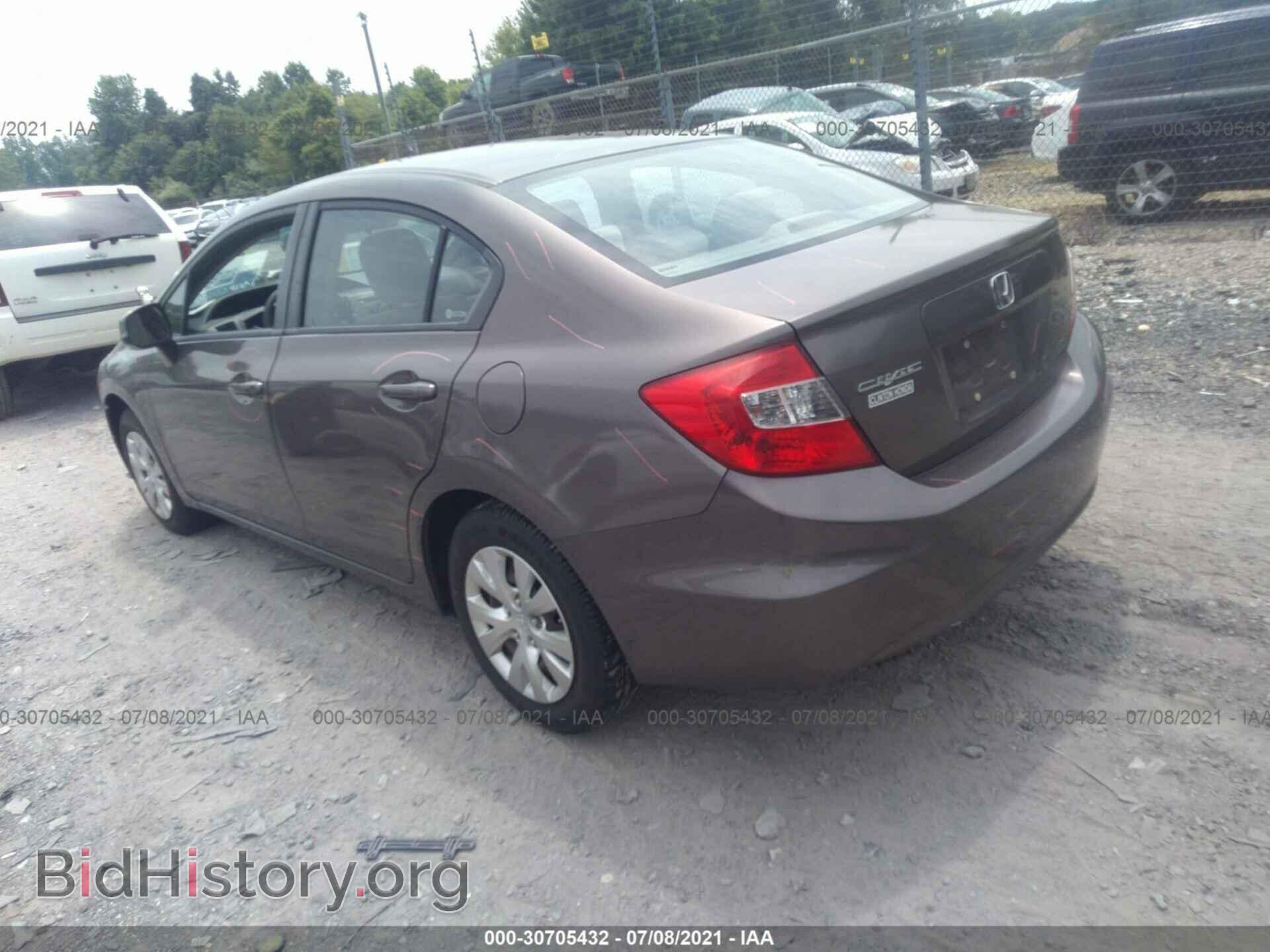 2012 HONDA CIVIC SDN - VIN: 2HGFB2F54CH508525 - Фото 3