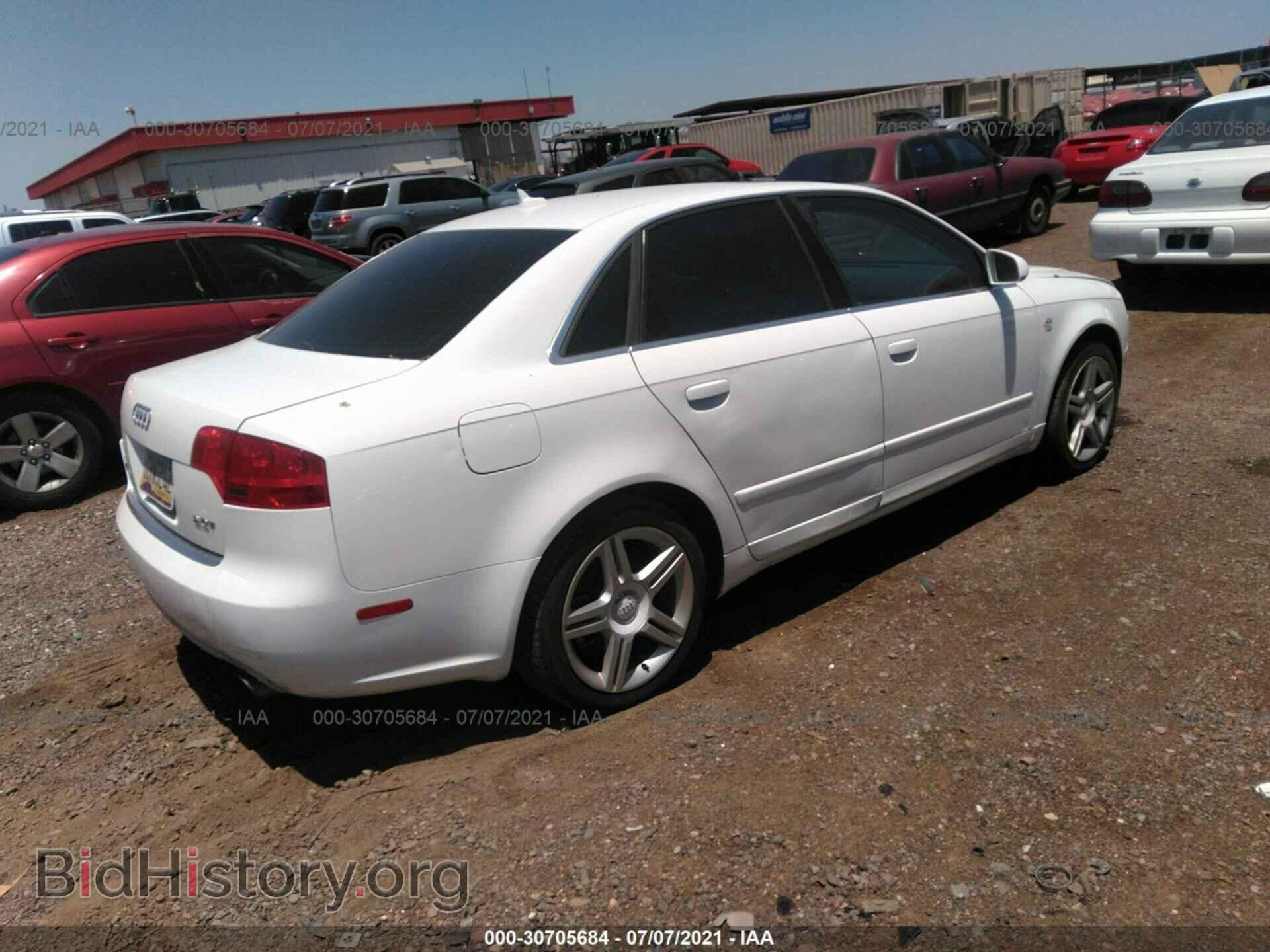 2007 AUDI A4 - VIN: WAUAF78E37A211593 - Фото 4