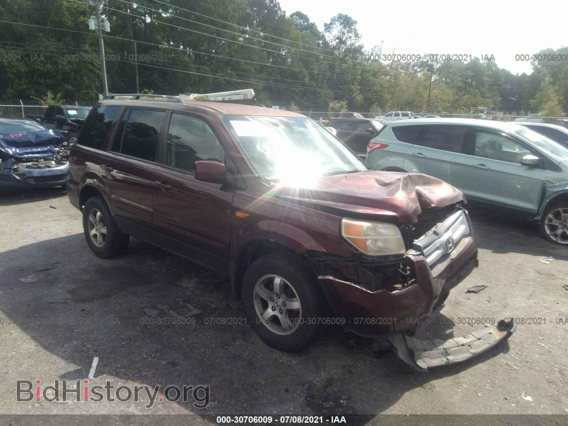 Photo 5FNYF28487B016270 - HONDA PILOT 2007
