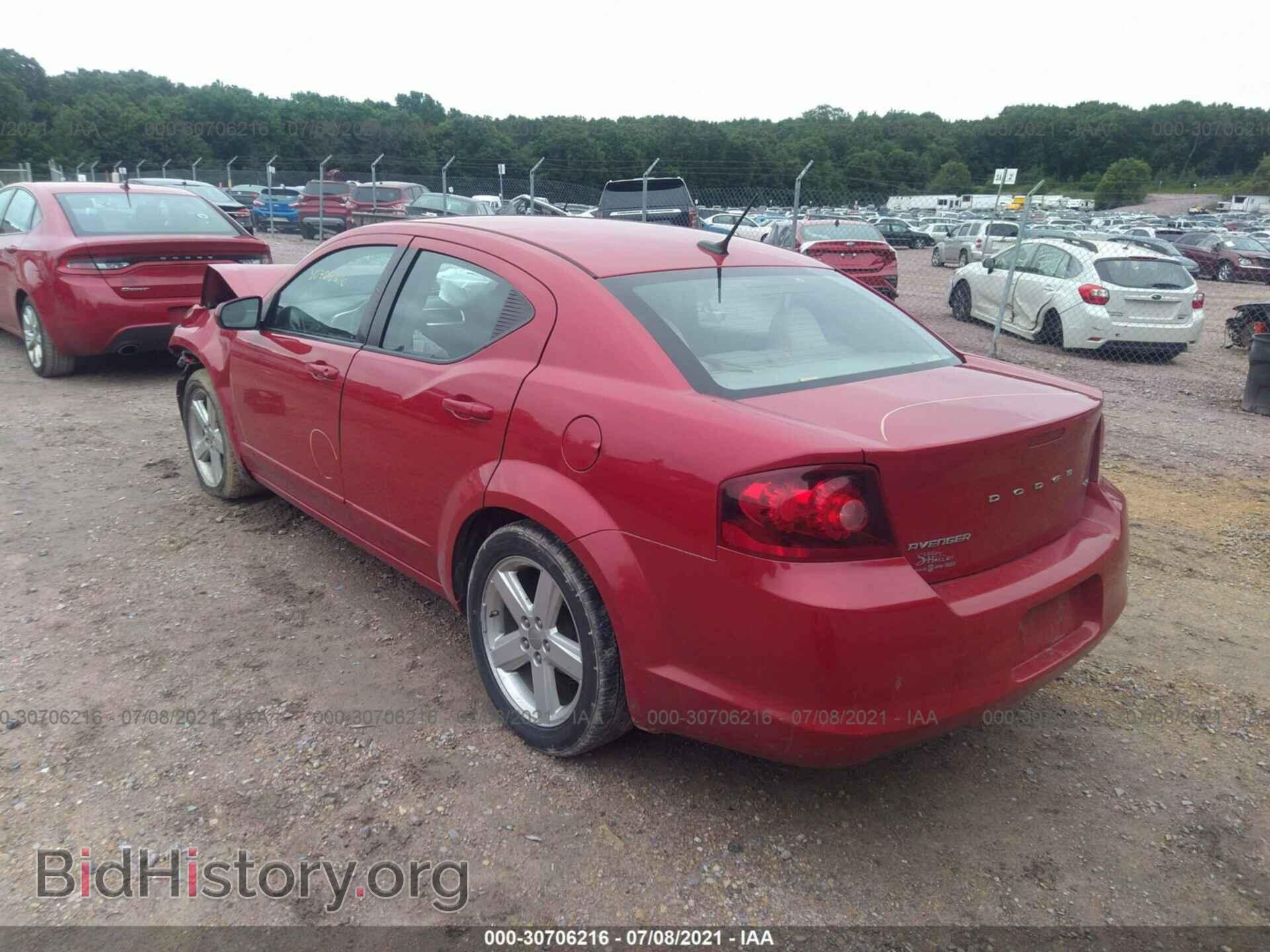 2013 DODGE AVENGER - VIN: 1C3CDZCB3DN708677 - Фото 3
