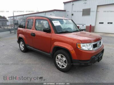 2010 Honda ELEMENT LX, orange — VIN 5J6YH1H30AL006830, IAAI