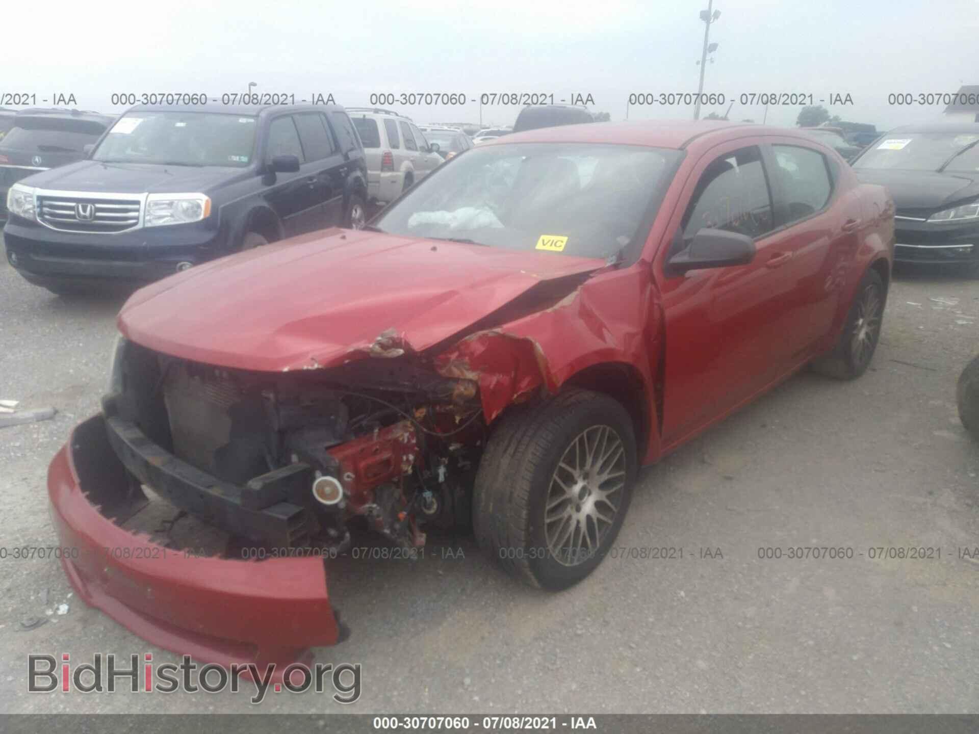 2013 DODGE AVENGER - VIN: 1C3CDZAB6DN531030 - Фото 2
