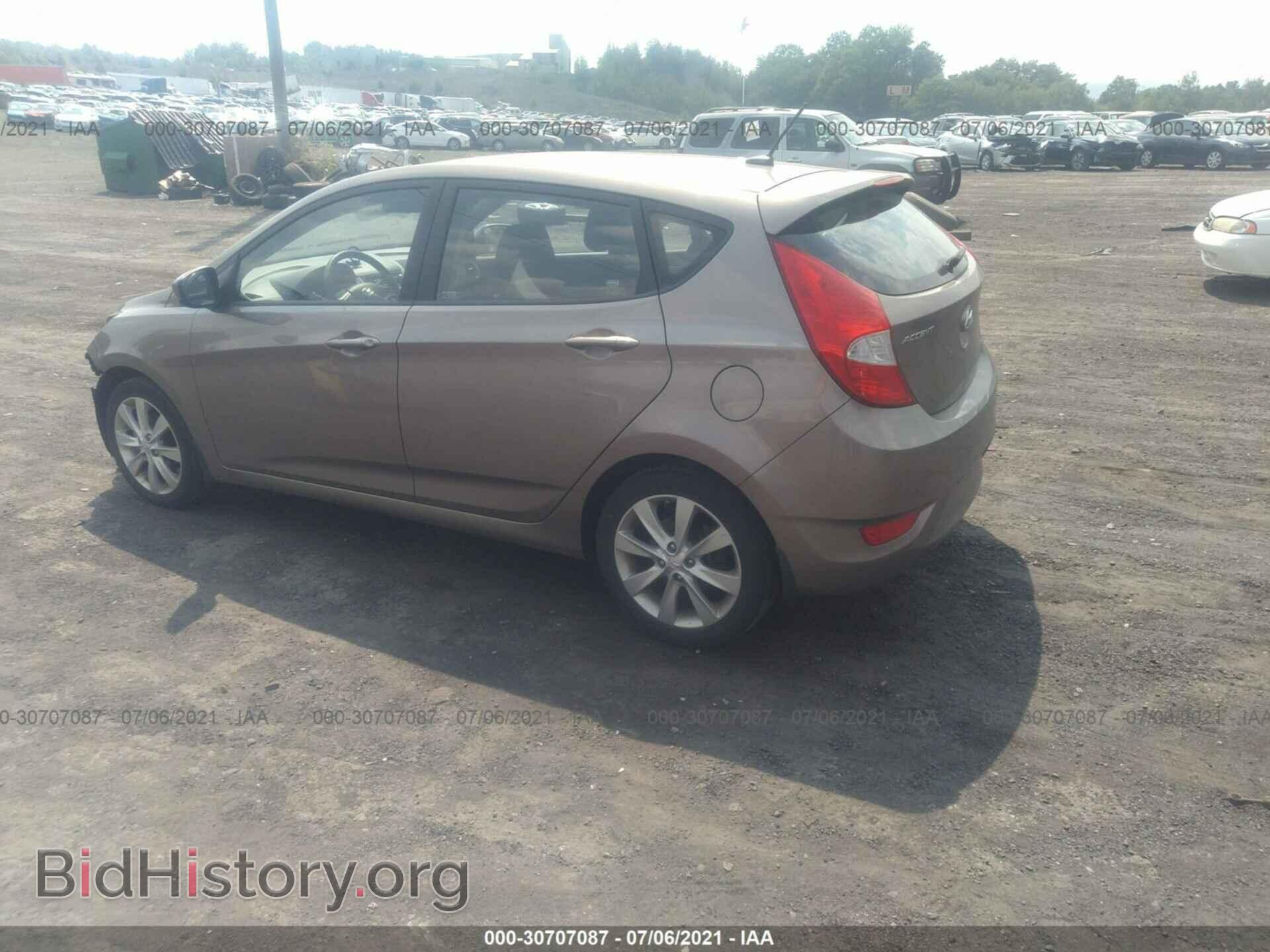 2012 HYUNDAI ACCENT - VIN: KMHCU5AE0CU031122 - Фото 3