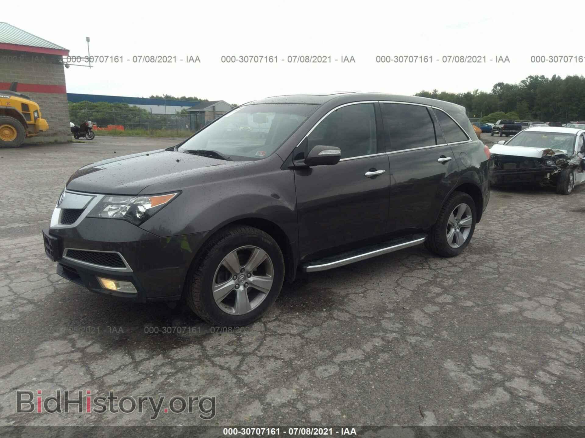 2011 ACURA MDX - VIN: 2HNYD2H27BH525624 - Фото 2