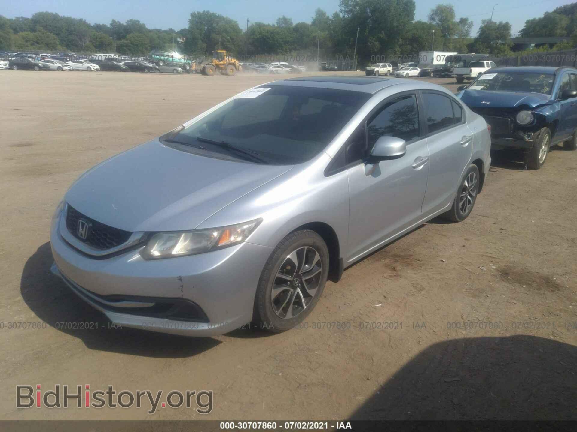 2013 HONDA CIVIC SDN - VIN: 2HGFB2F86DH508845 - Фото 2