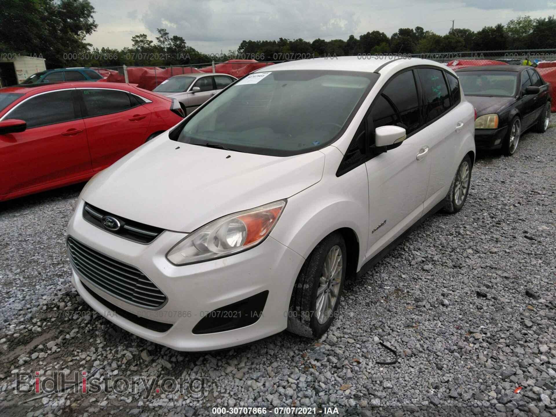 2013 FORD C-MAX HYBRID - VIN: 1FADP5AU2DL515653 - Фото 2