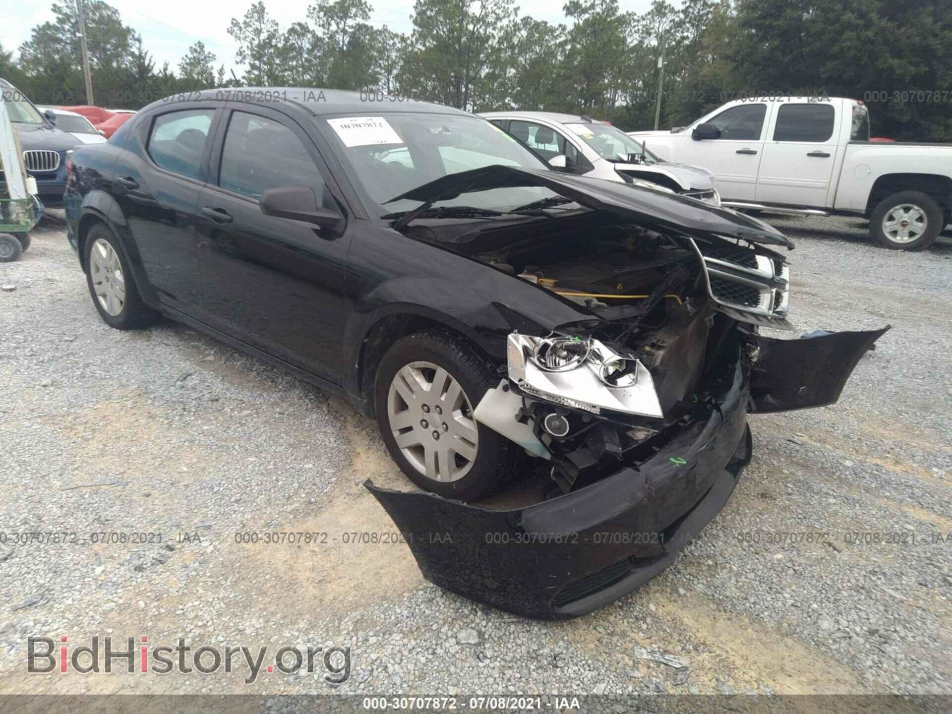 Фотография 1C3CDZAB5DN754126 - DODGE AVENGER 2013