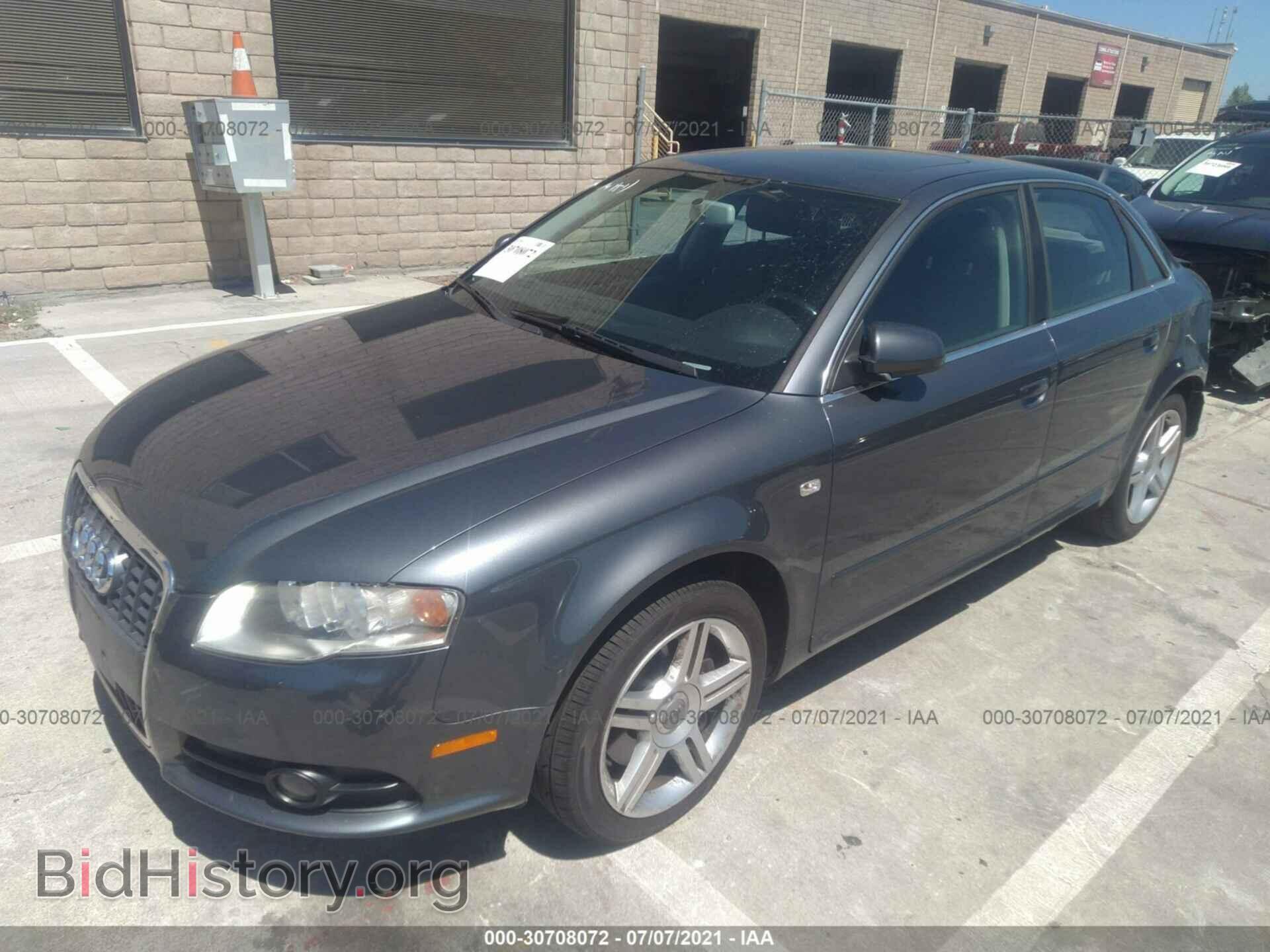 2008 AUDI A4 - VIN: WAUDF78E28A101990 - Фото 2