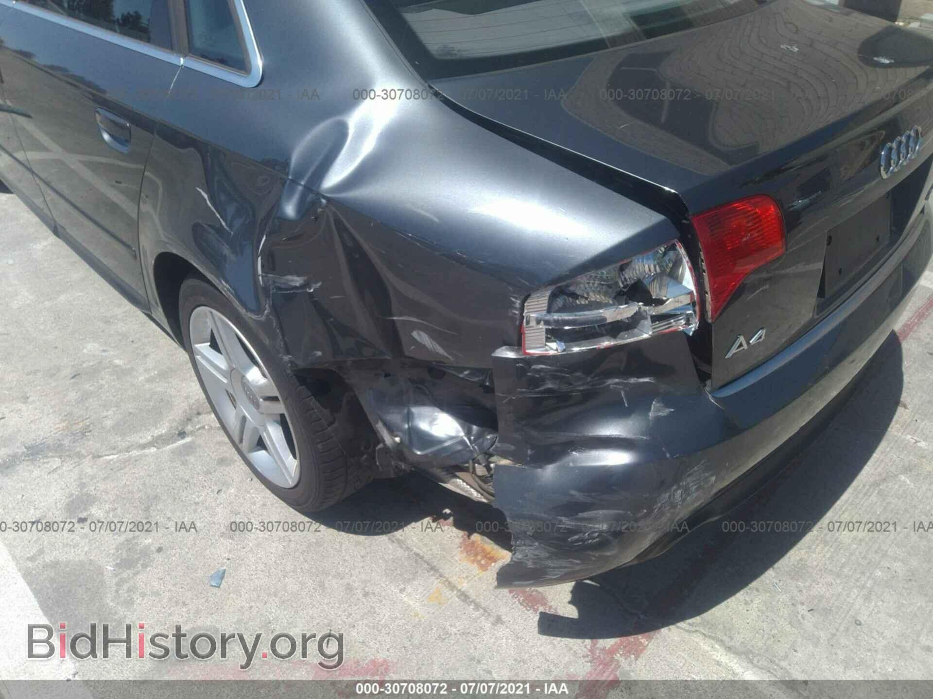 2008 AUDI A4 - VIN: WAUDF78E28A101990 - Фото 6