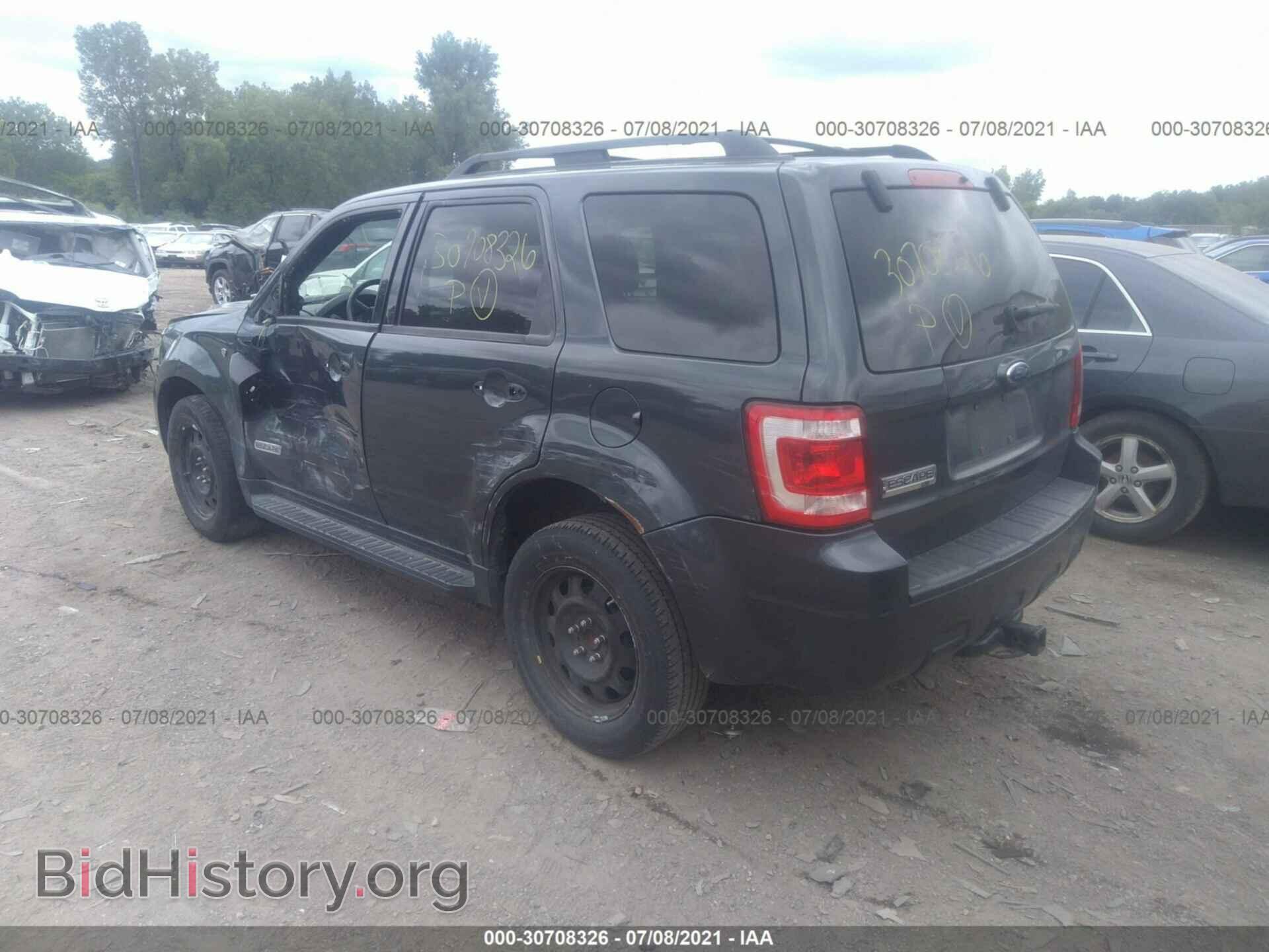 2008 FORD ESCAPE - VIN: 1FMCU03148KB76258 - Фото 3