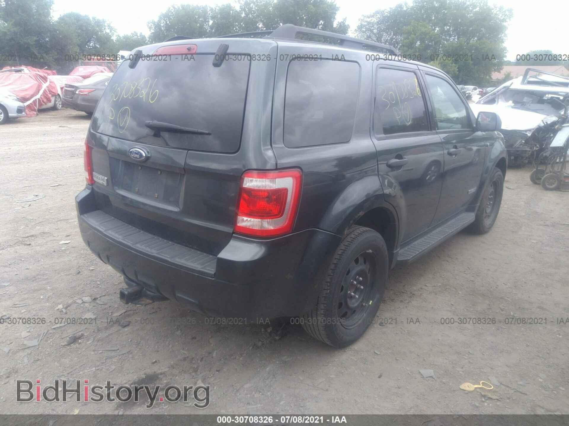 2008 FORD ESCAPE - VIN: 1FMCU03148KB76258 - Фото 4
