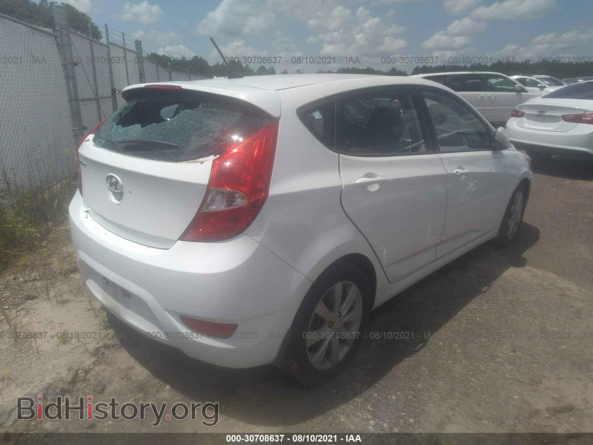 2014 HYUNDAI ACCENT - VIN: KMHCU5AE9EU177120 - Фото 4