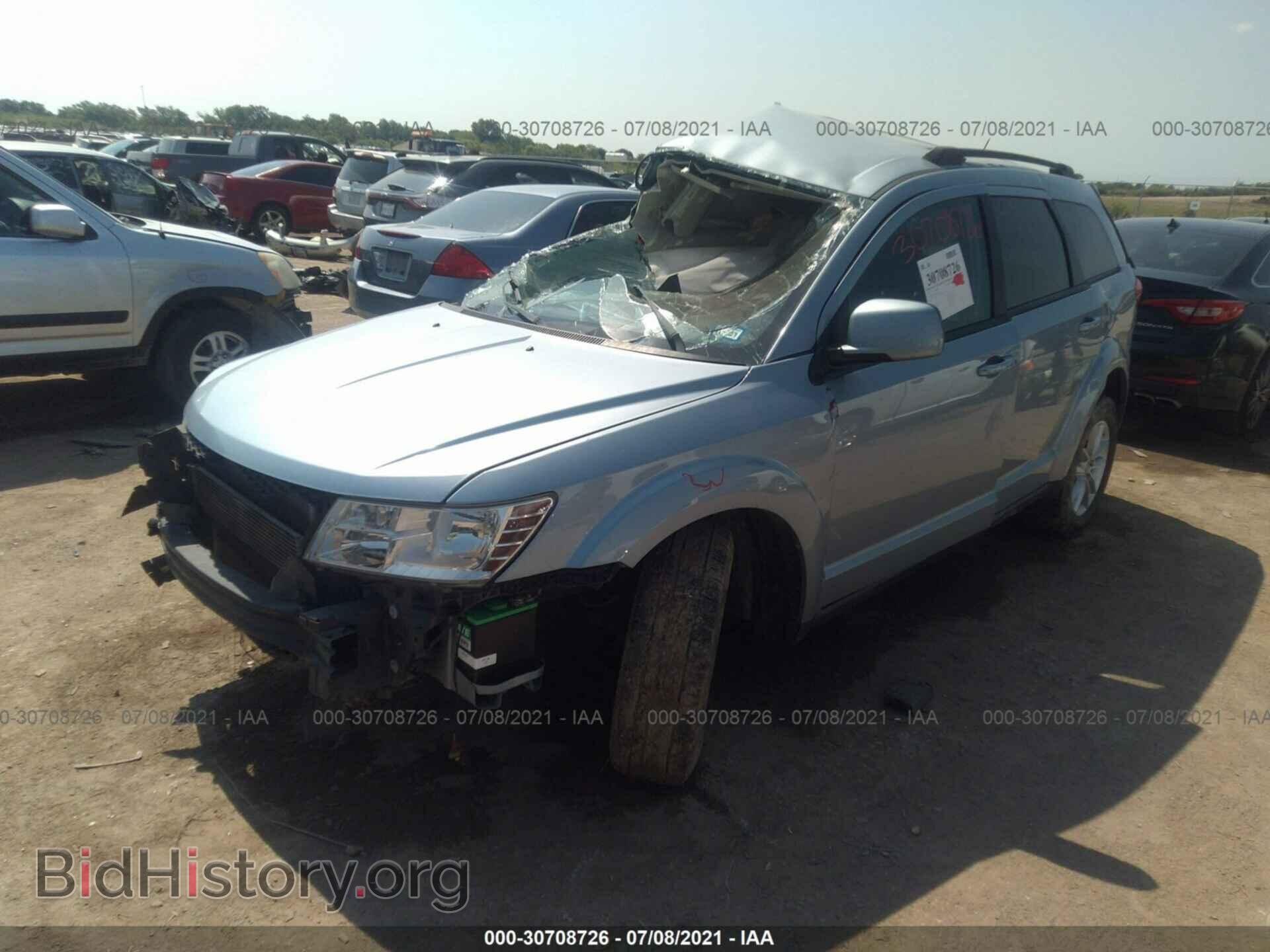 2013 DODGE JOURNEY - VIN: 3C4PDCBG9DT587130 - Фото 2