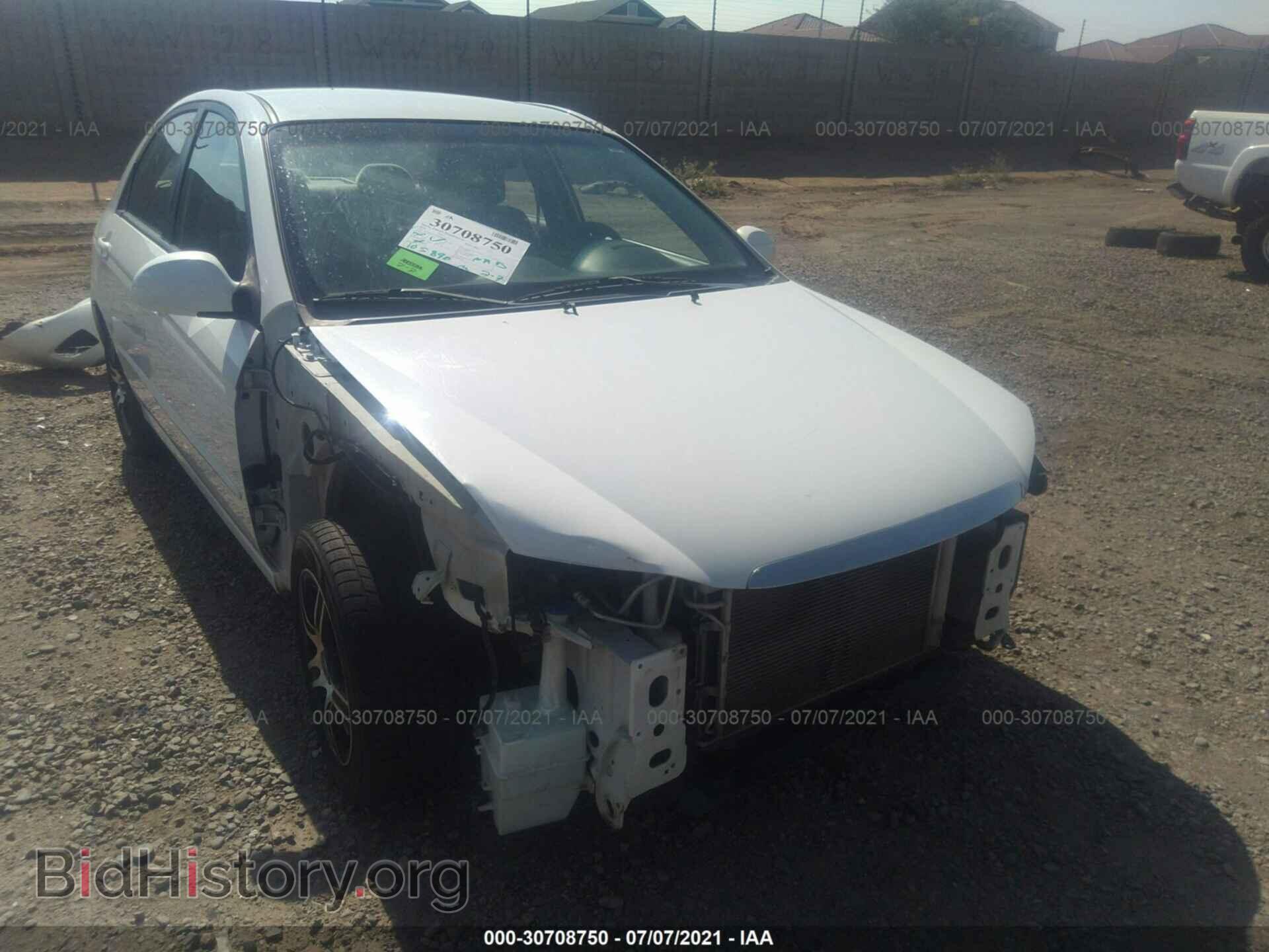 2008 KIA SPECTRA - VIN: KNAFE122X85580465 - Фото 6