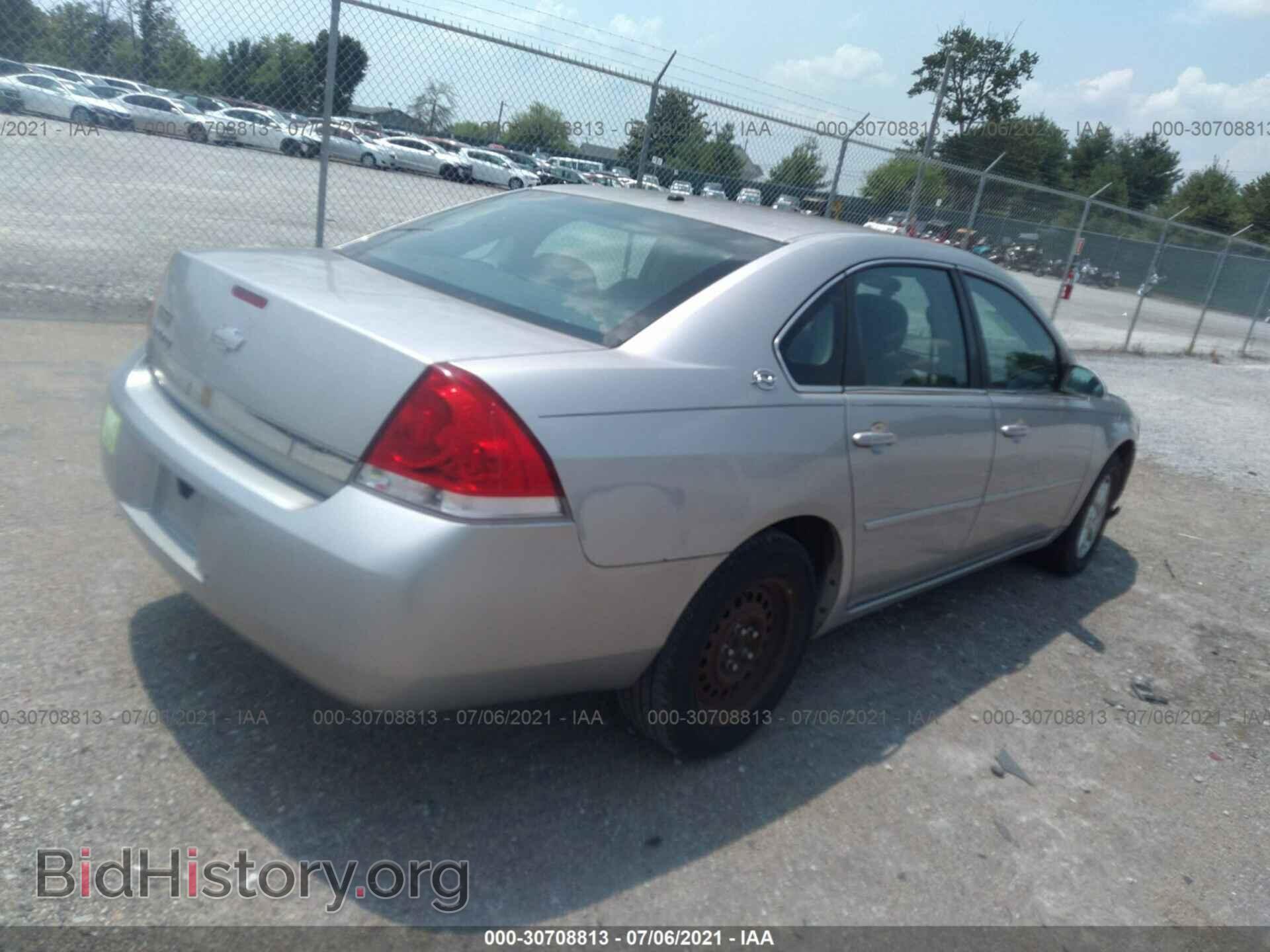 2006 CHEVROLET IMPALA - VIN: 2G1WT55K769187298 - Фото 4