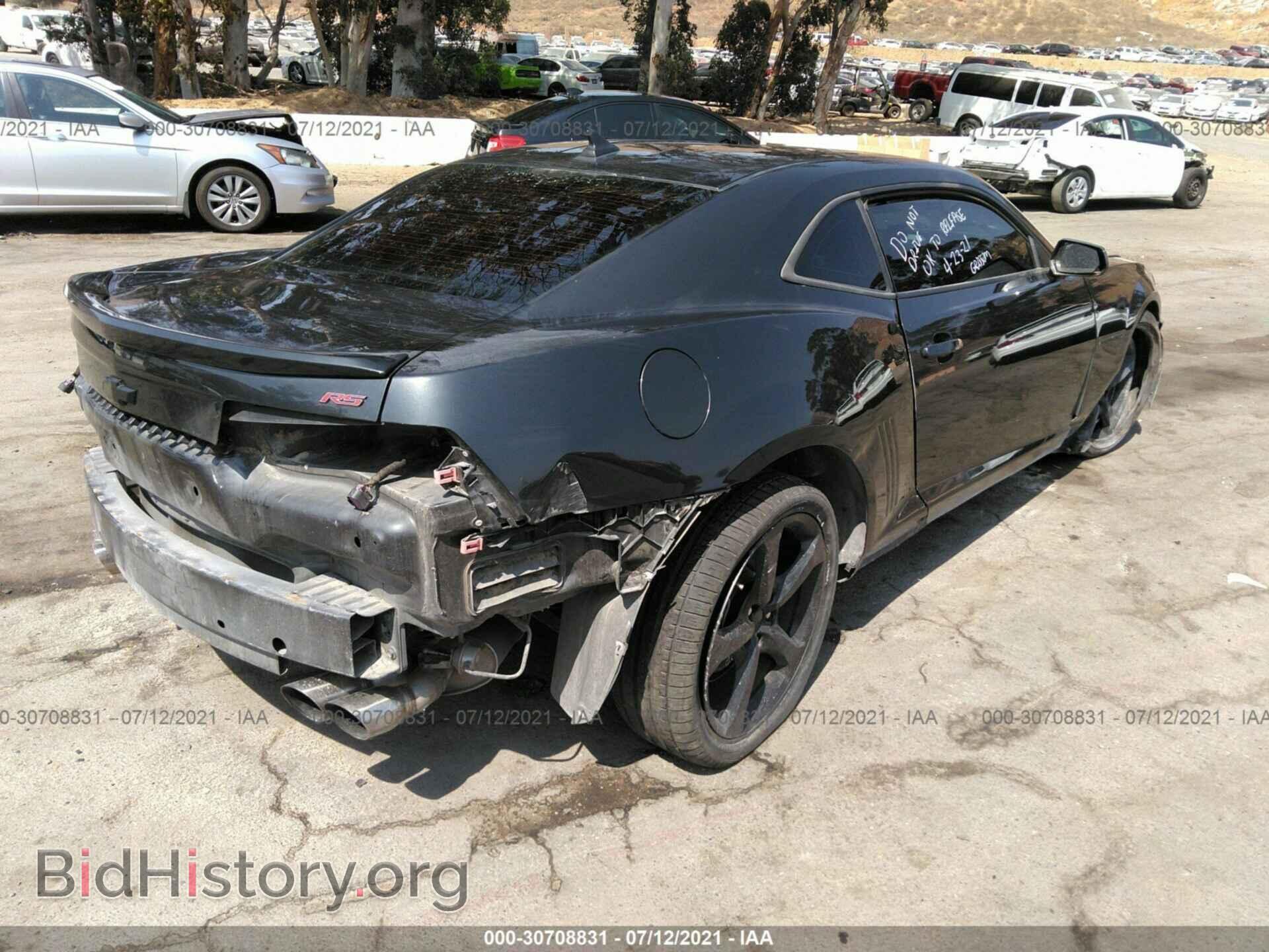2013 CHEVROLET CAMARO - VIN: 2G1FB1E36D9175192 - Фото 4