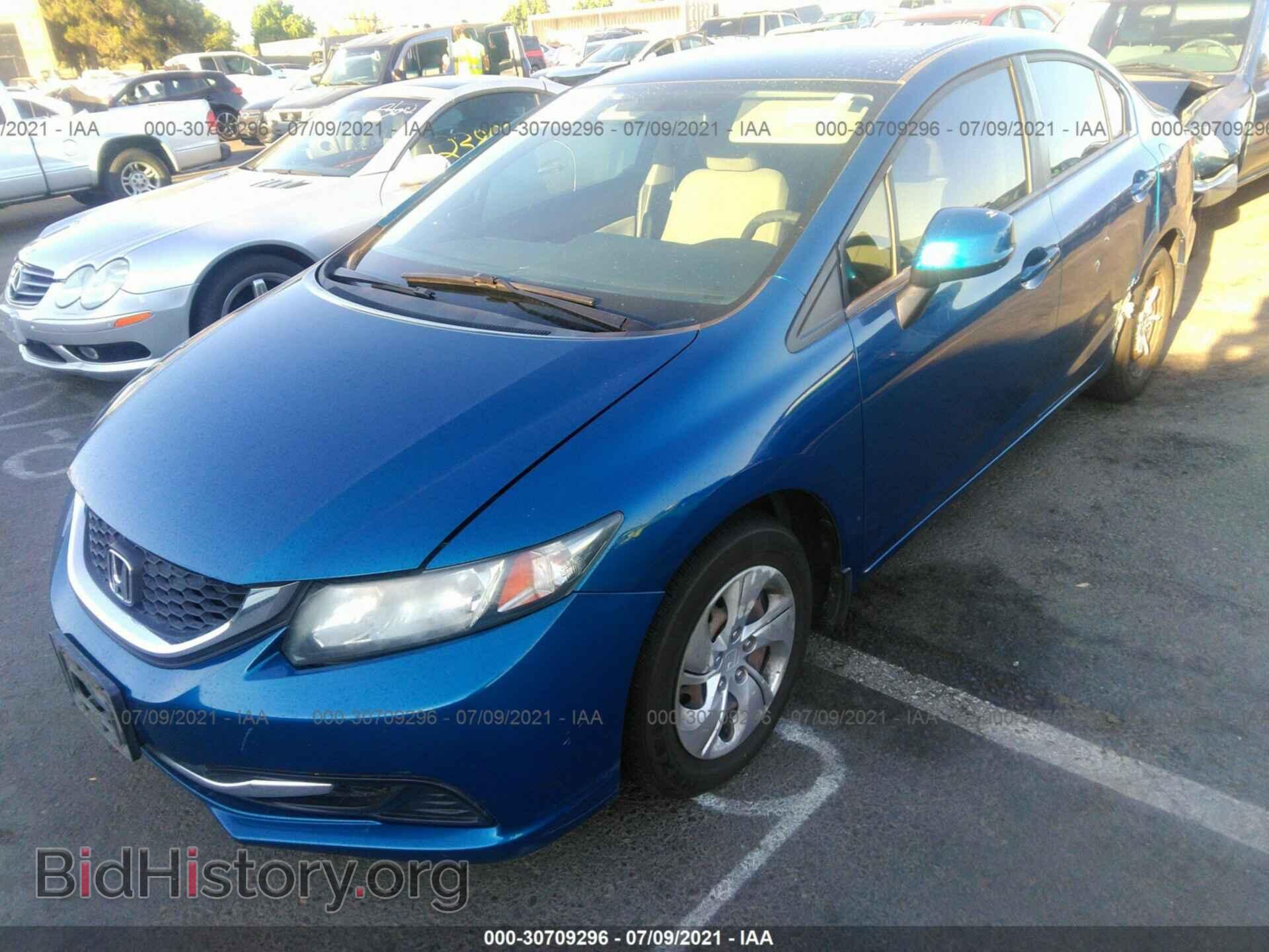 2013 HONDA CIVIC SDN - VIN: 19XFB2F58DE209633 - Фото 2