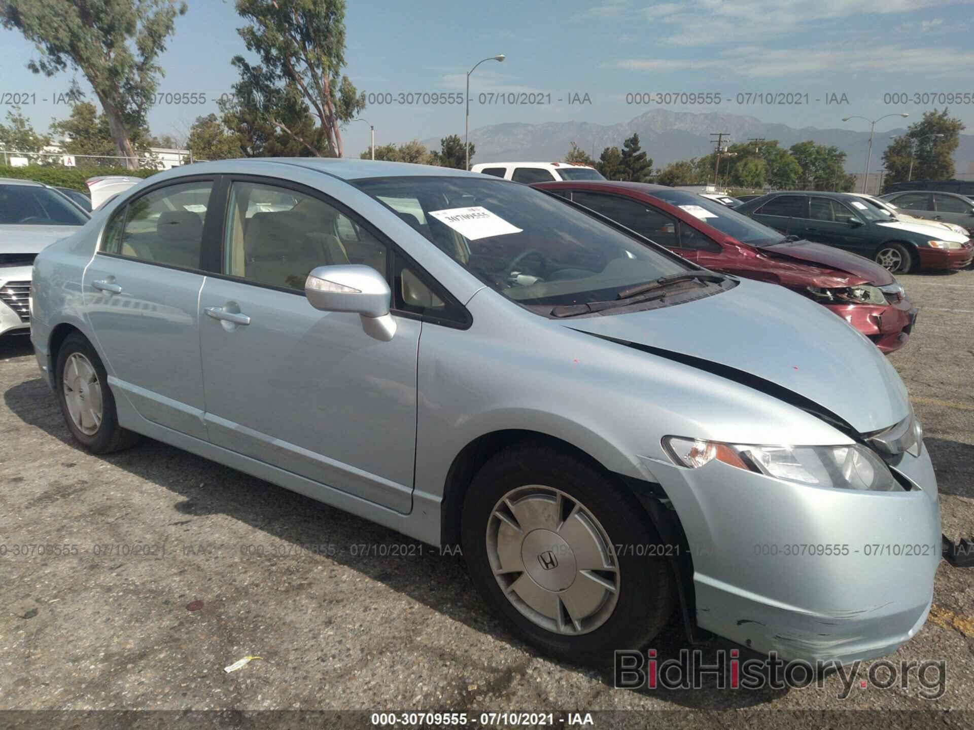 Photo JHMFA36267S019165 - HONDA CIVIC HYBRID 2007