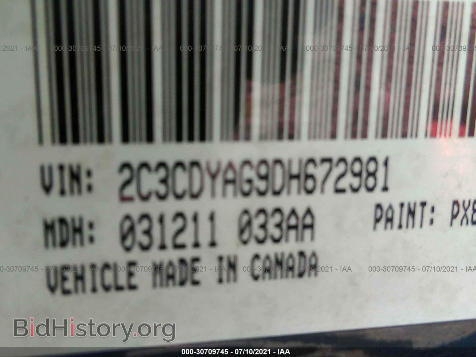 2013 DODGE CHALLENGER - VIN: 2C3CDYAG9DH672981 - Photo 9