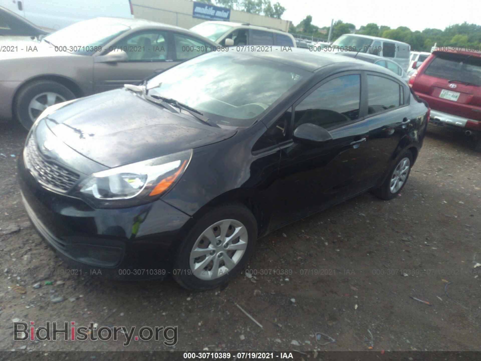 2013 KIA RIO - VIN: KNADM4A33D6250760 - Фото 2