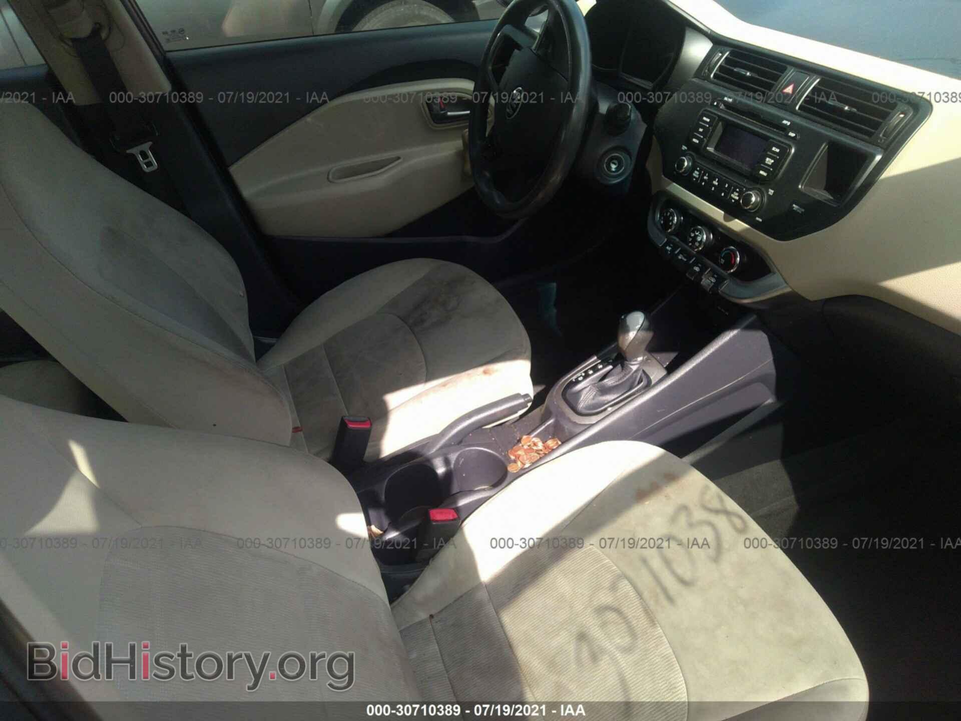 2013 KIA RIO - VIN: KNADM4A33D6250760 - Фото 5
