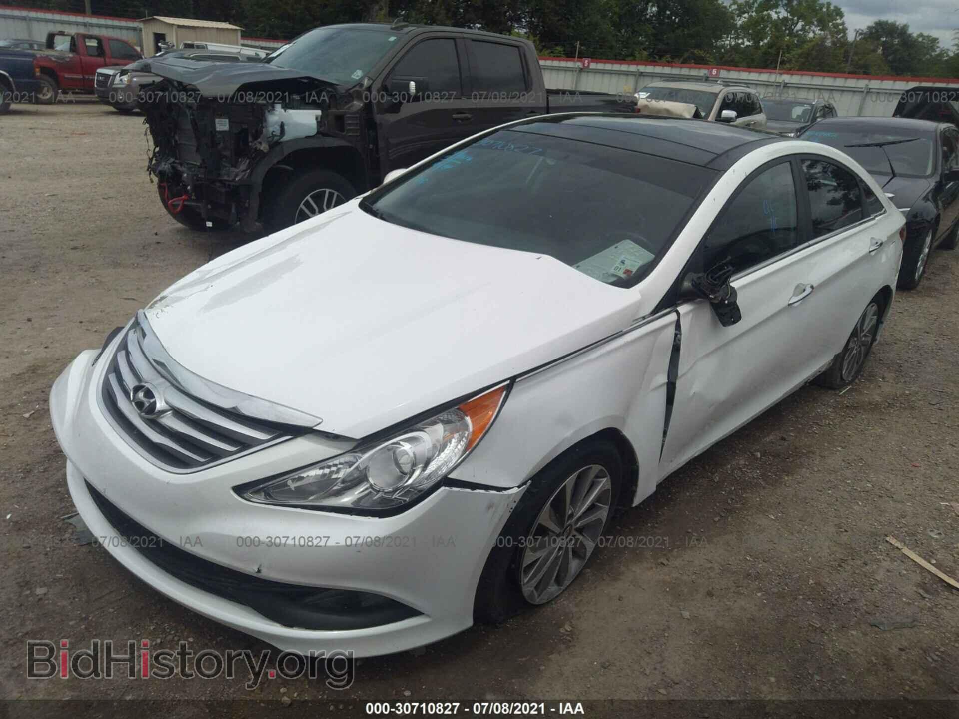 2014 HYUNDAI SONATA - VIN: 5NPEC4AC7EH818137 - Фото 2