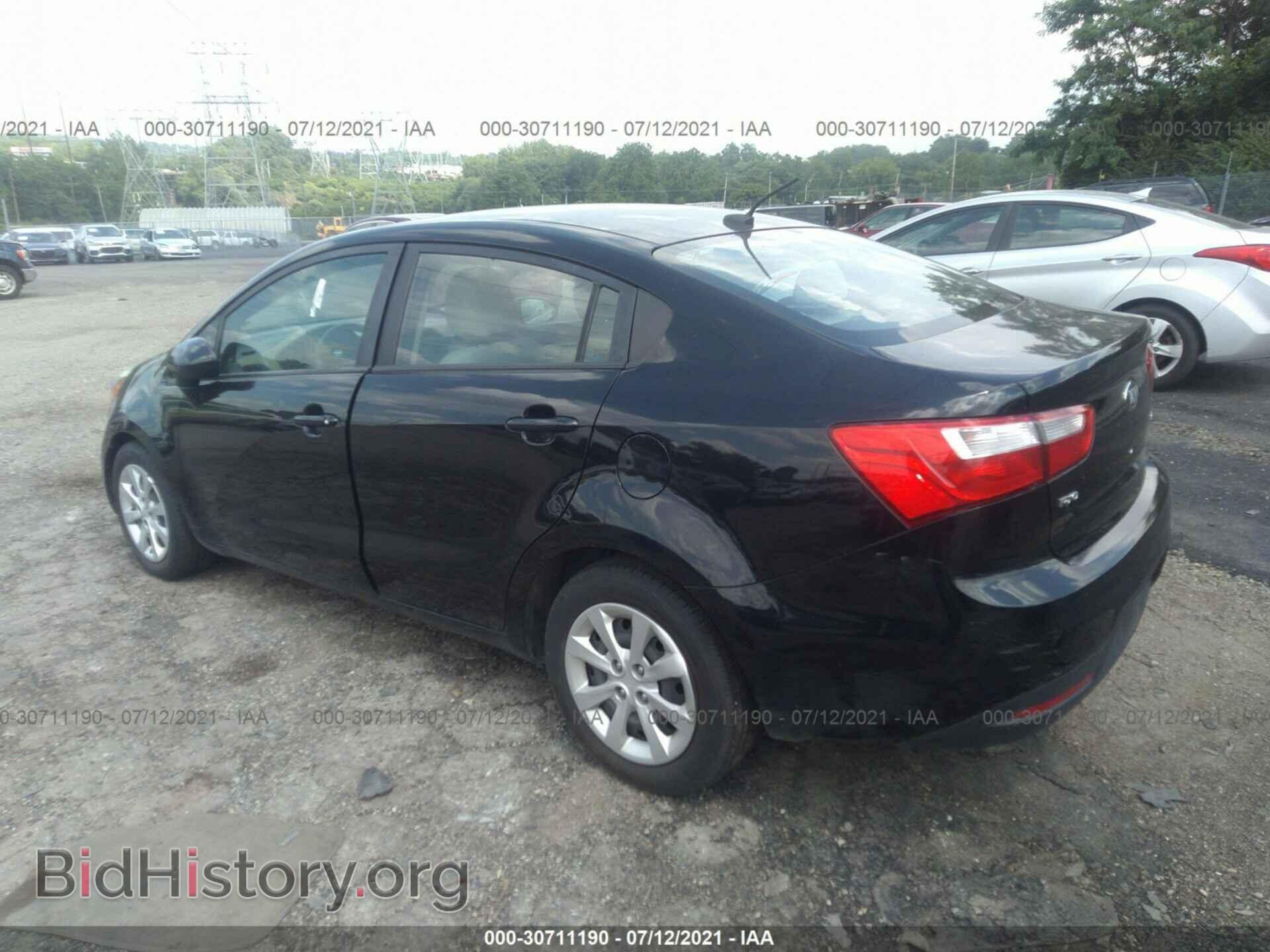 2013 KIA RIO - VIN: KNADM4A38D6165199 - Фото 3