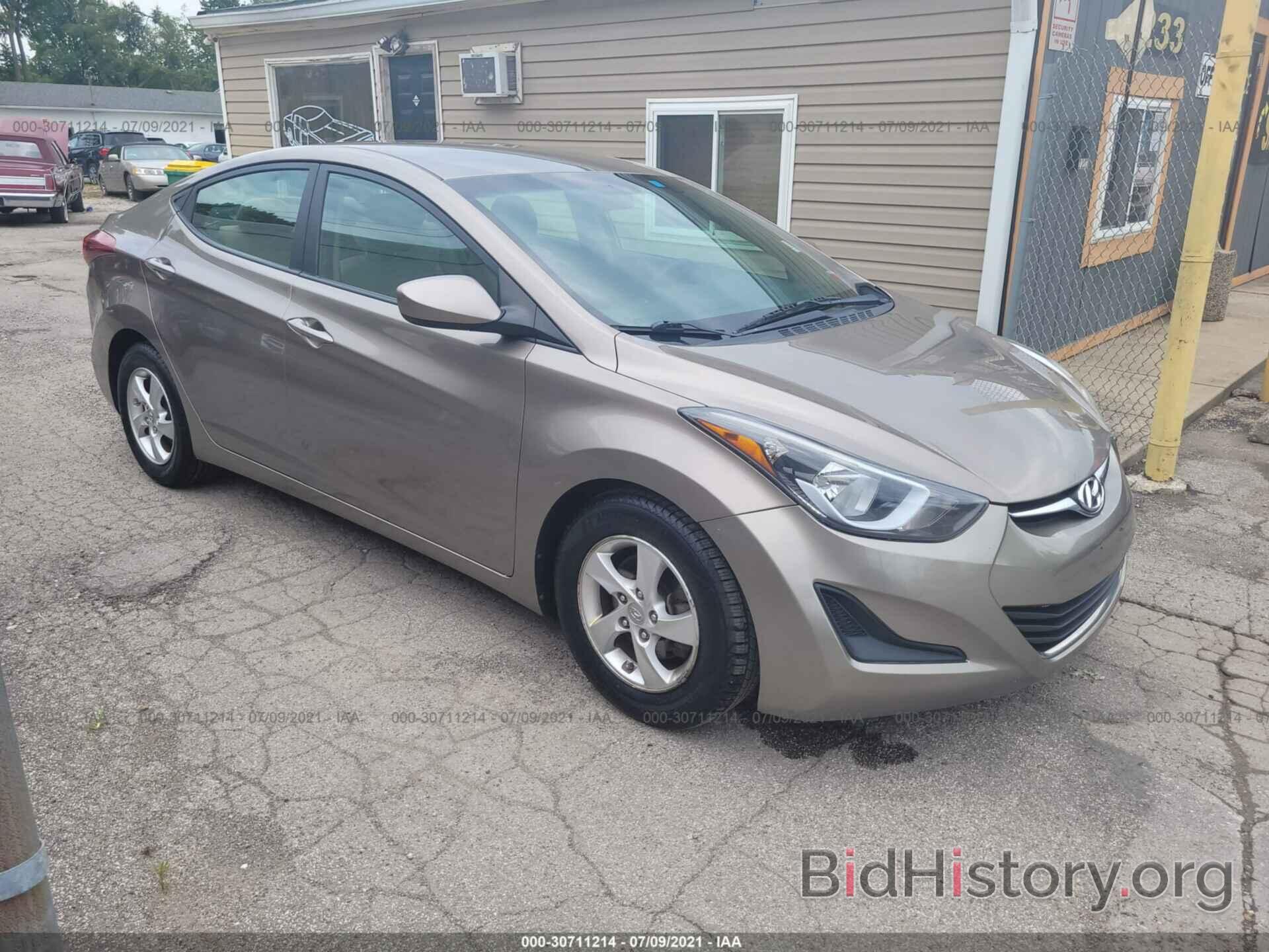 Photo 5NPDH4AE2EH527298 - HYUNDAI ELANTRA 2014