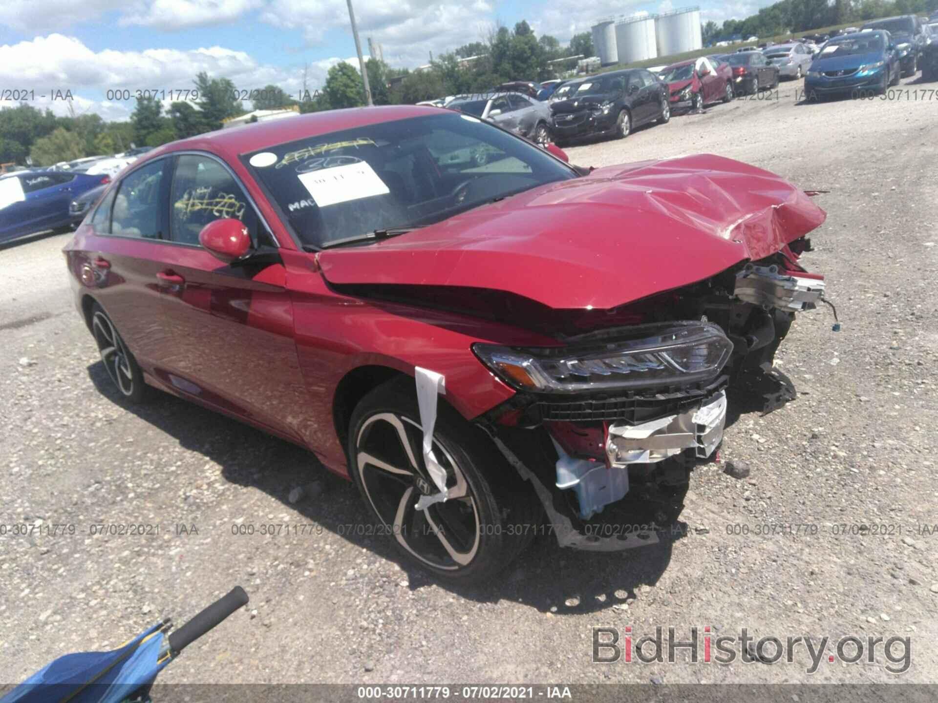 Photo 1HGCV1F30LA004703 - HONDA ACCORD SEDAN 2020