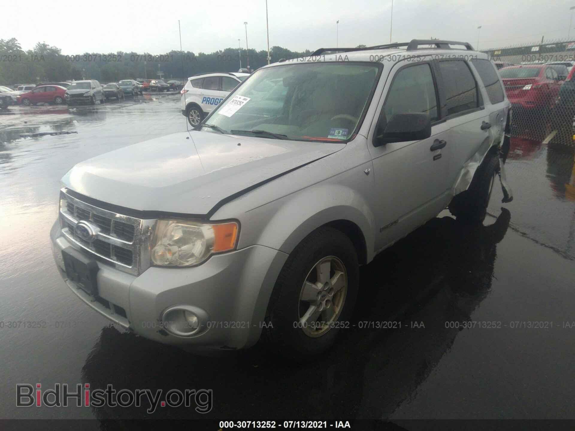 2008 FORD ESCAPE - VIN: 1FMCU03138KA67659 - Фото 2