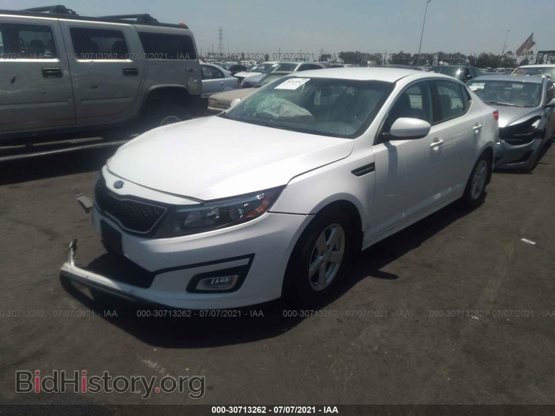 2015 KIA OPTIMA - VIN: KNAGM4A79F5661668 - Фото 2