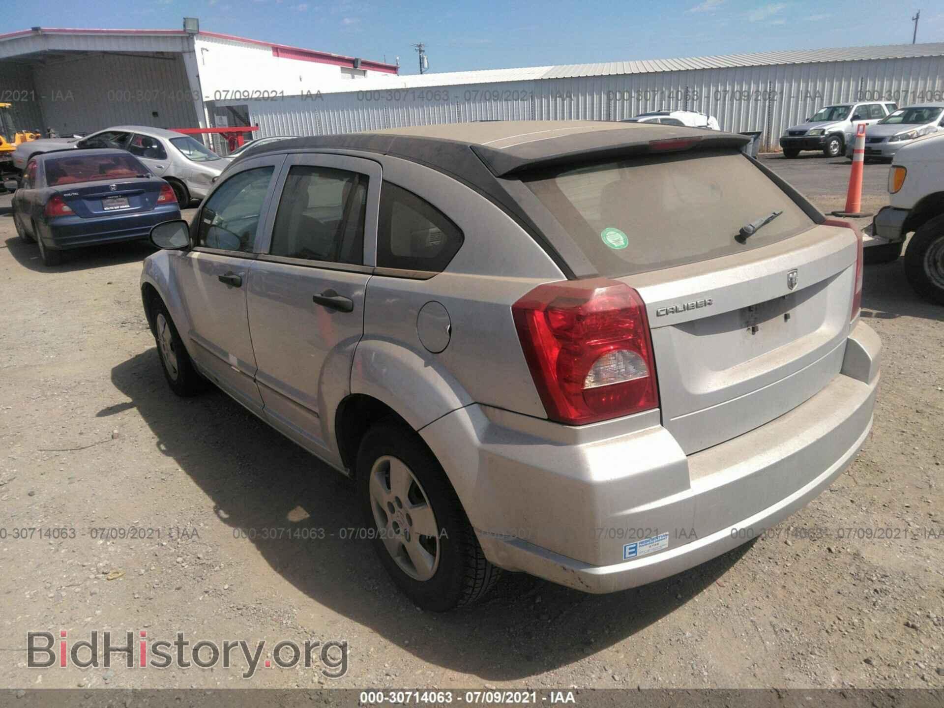 2007 DODGE CALIBER - VIN: 1B3HB28B27D245739 - Фото 3