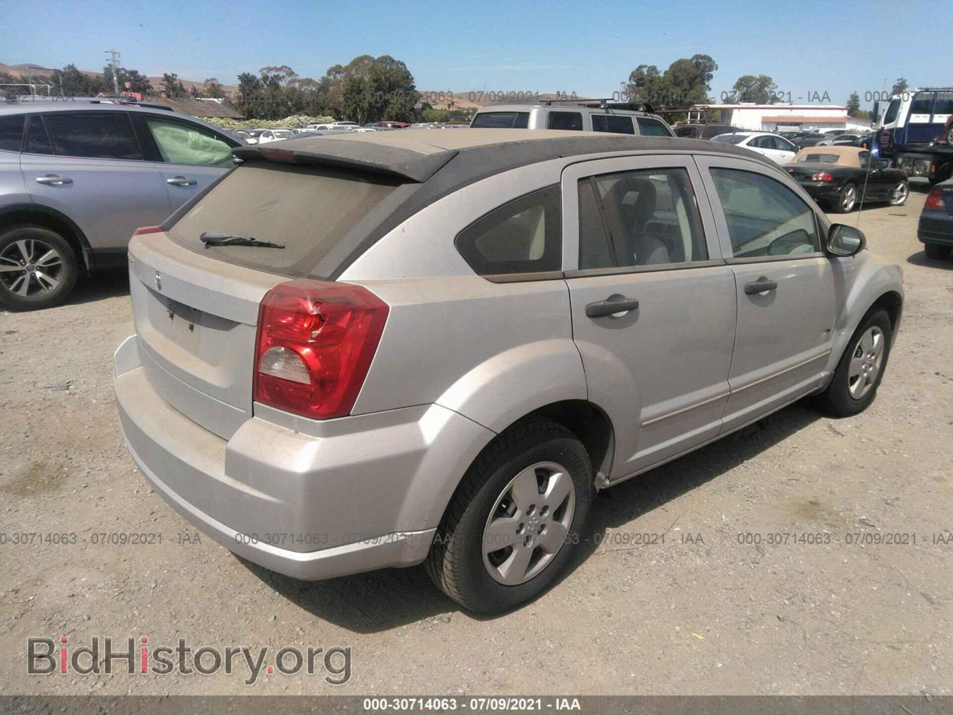 2007 DODGE CALIBER - VIN: 1B3HB28B27D245739 - Фото 4