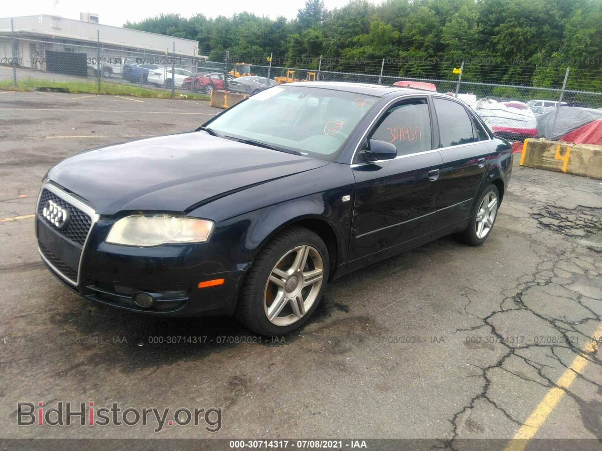 2007 AUDI A4 - VIN: WAUDF78E97A138193 - Фото 2