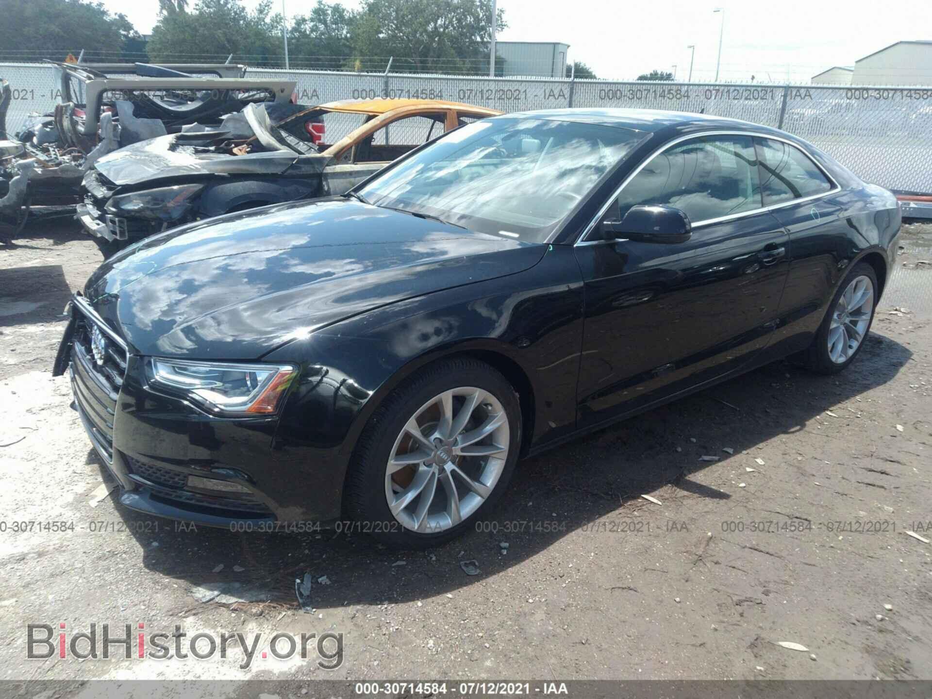 2013 AUDI A5 - VIN: WAUCFAFR4DA079421 - Фото 2