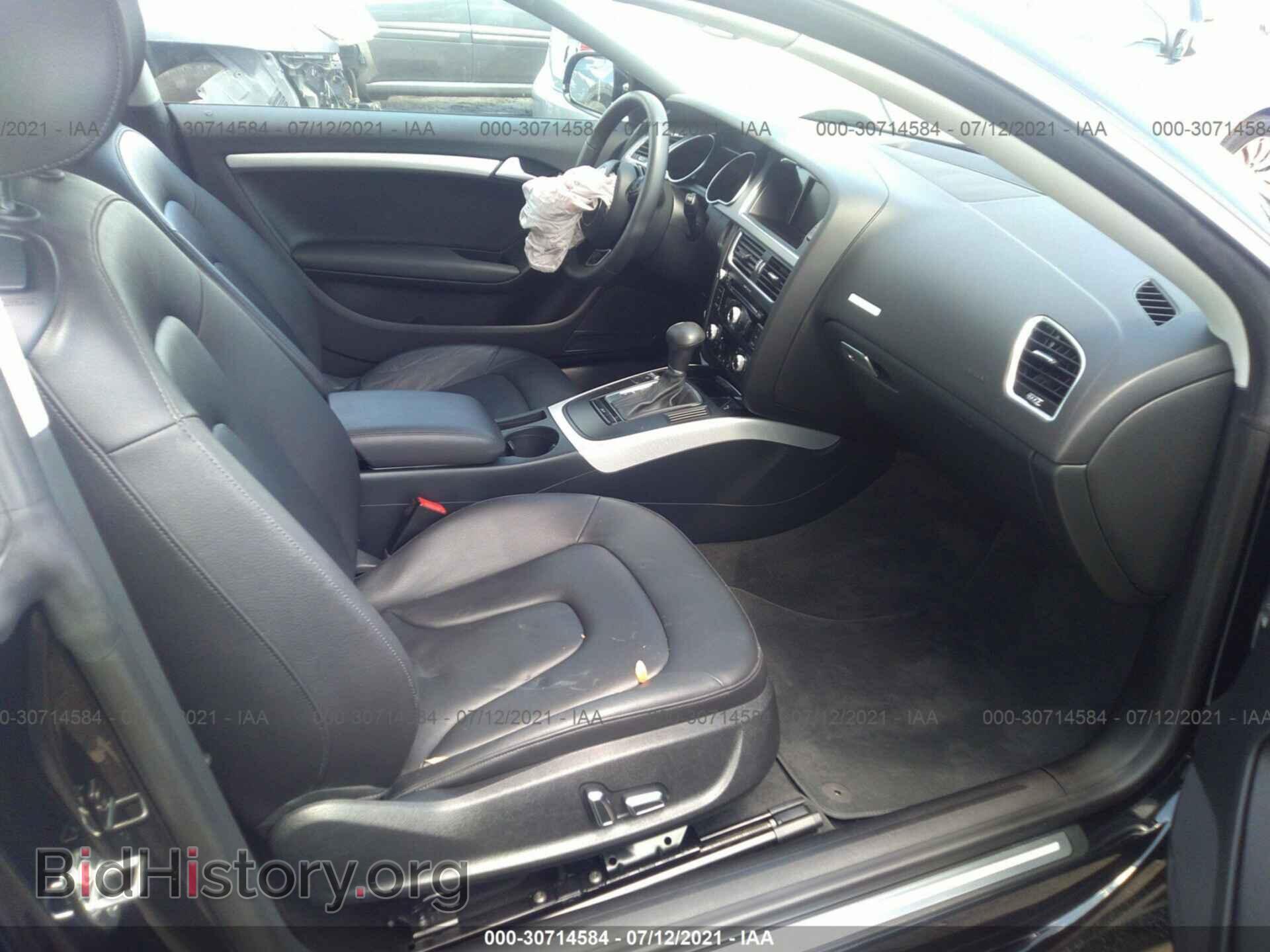 2013 AUDI A5 - VIN: WAUCFAFR4DA079421 - Фото 5