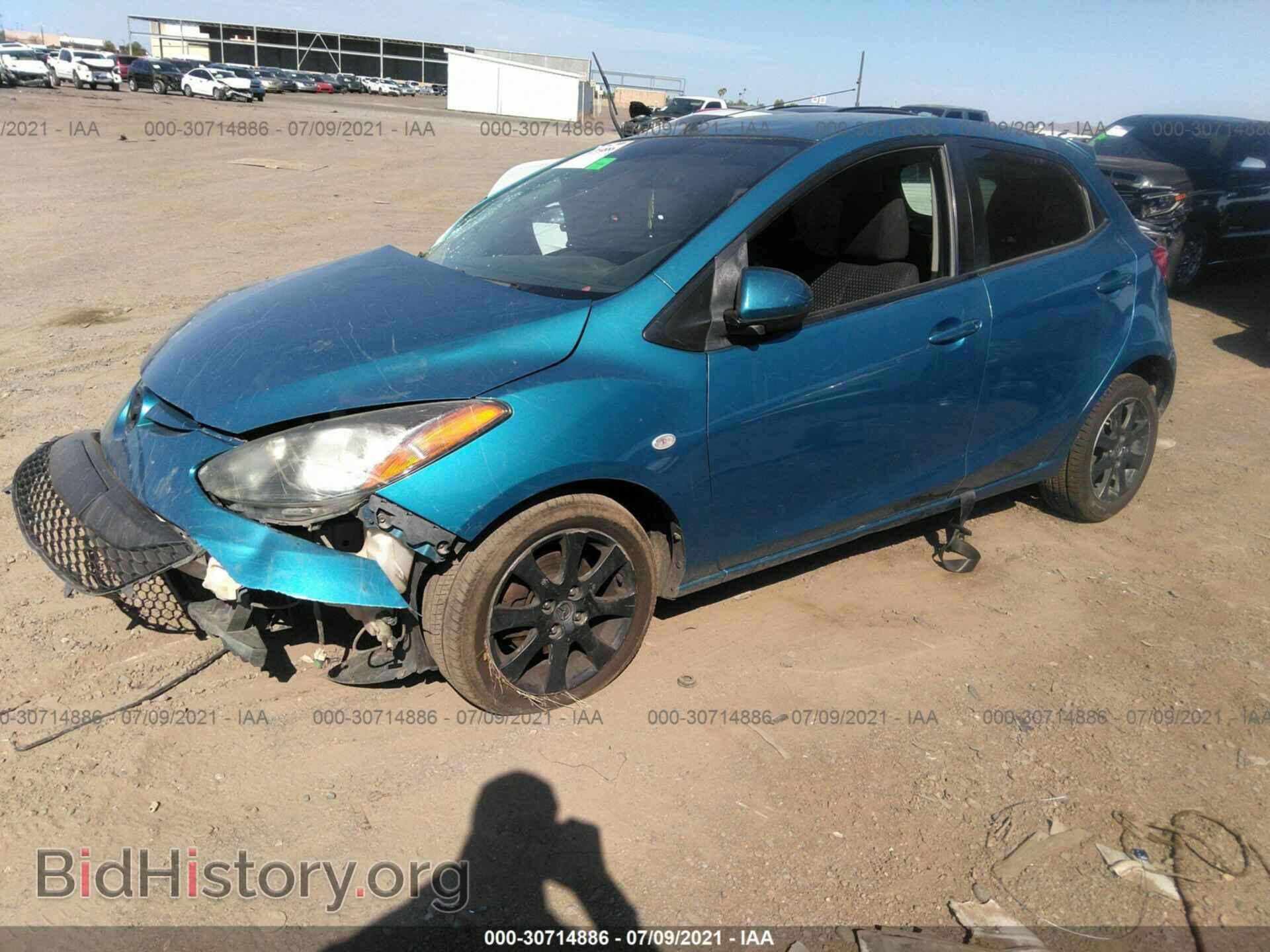2012 MAZDA MAZDA2 - VIN: JM1DE1LZ1C0136368 - Фото 2