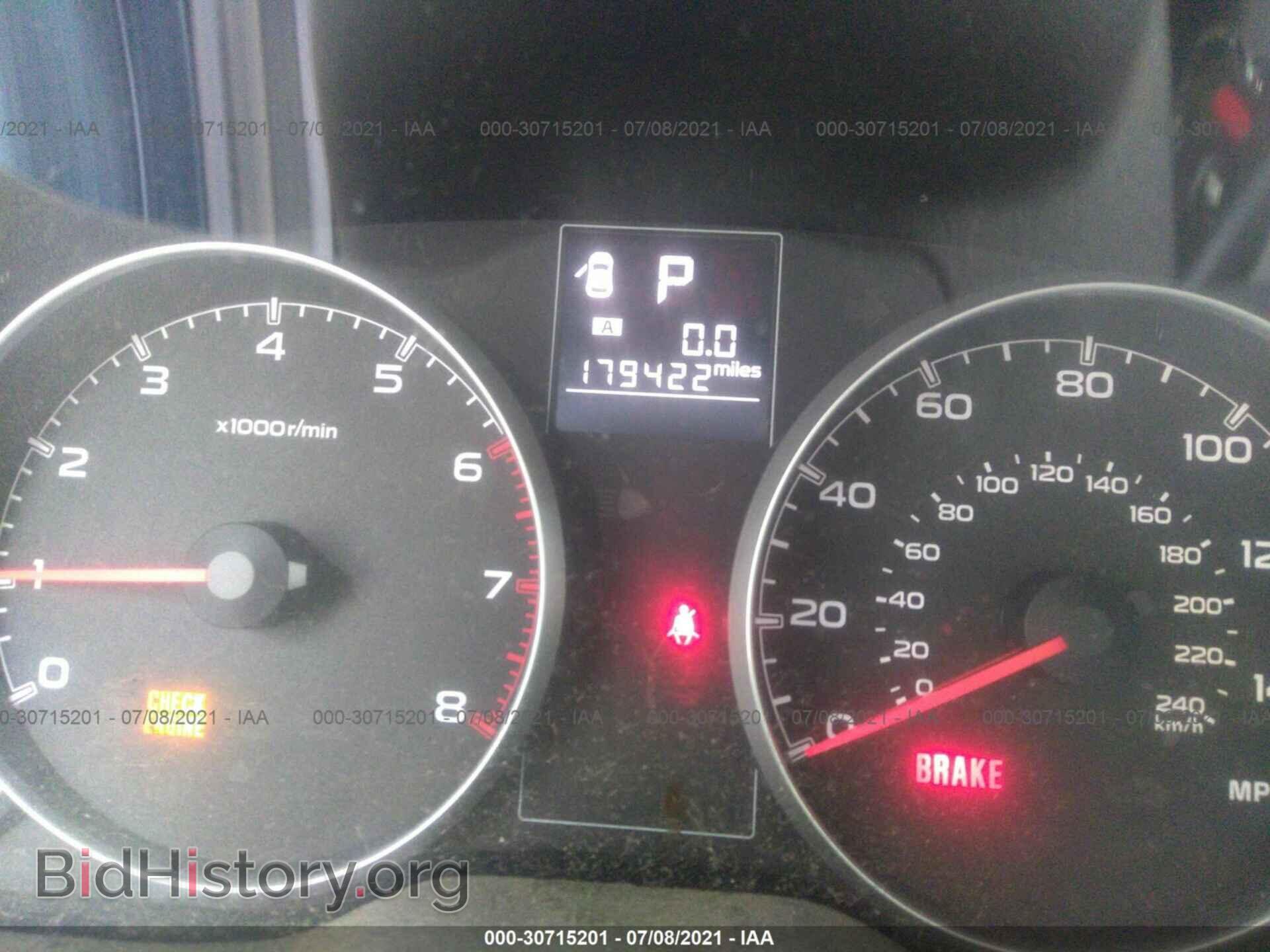 2013 SUBARU LEGACY - VIN: 4S3BMCA68D3040154 - Фото 7