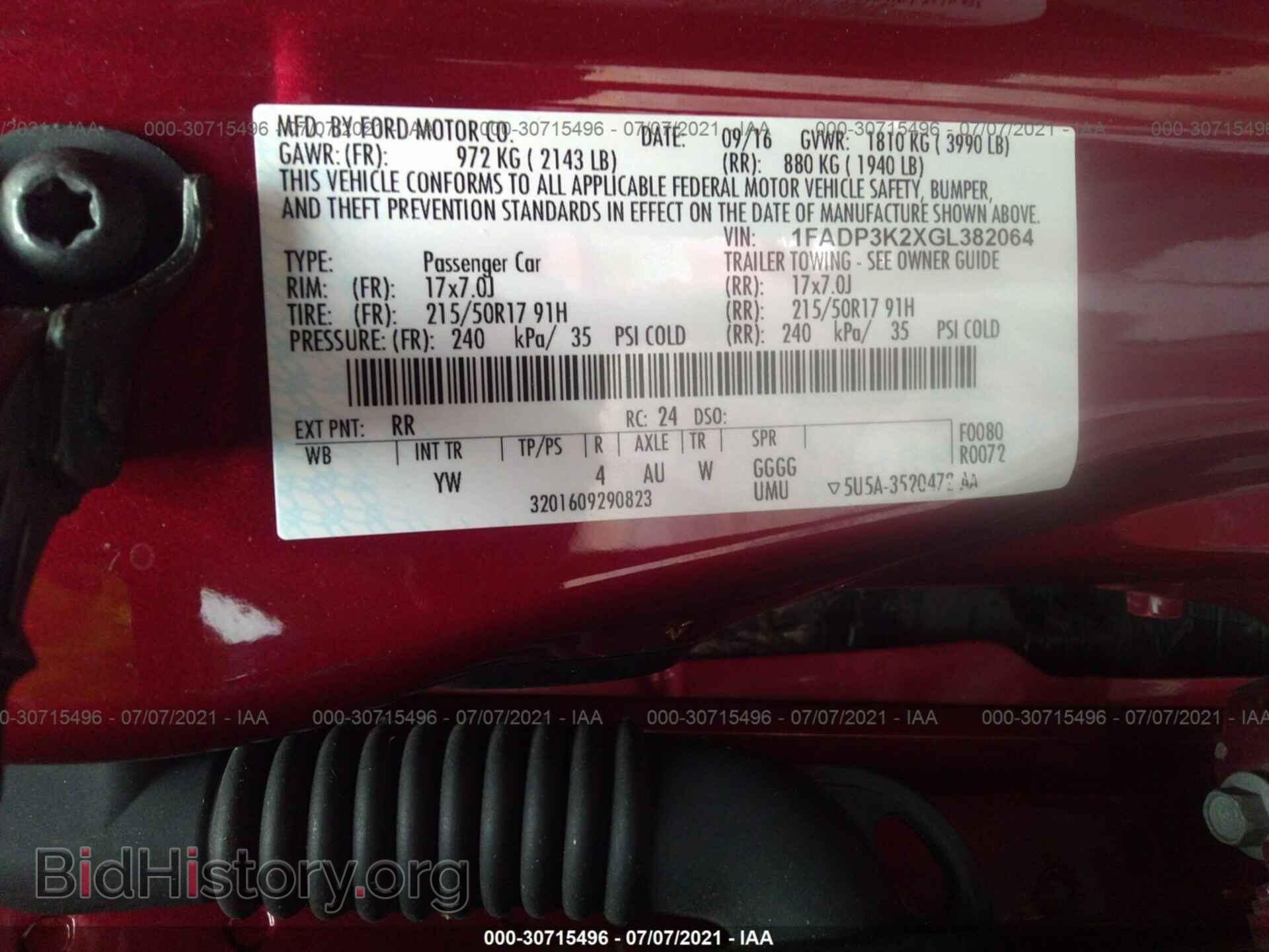 2016 FORD FOCUS - VIN: 1FADP3K2XGL382064 - Photo 9