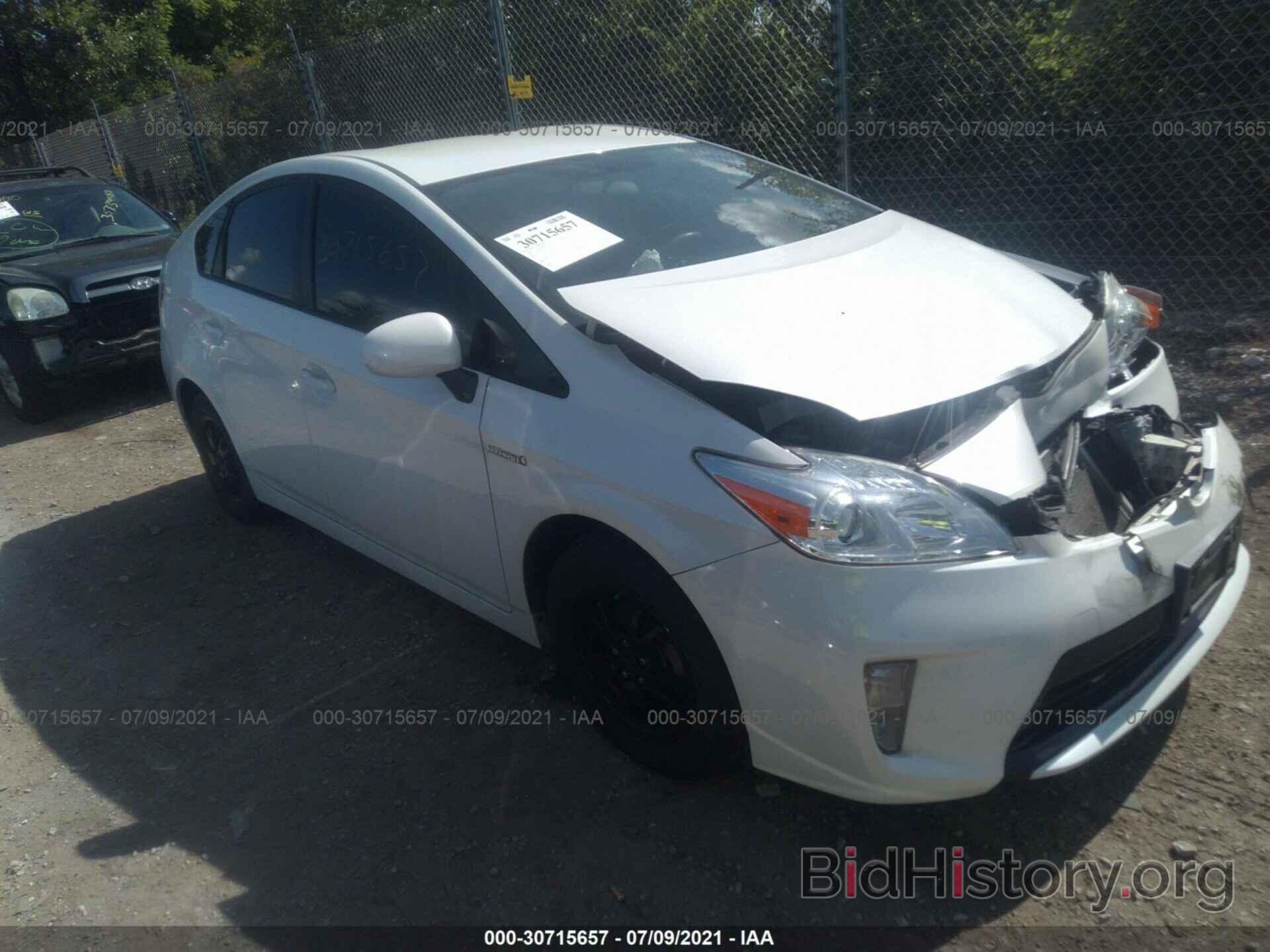 Фотография JTDKN3DUXD5694035 - TOYOTA PRIUS 2013