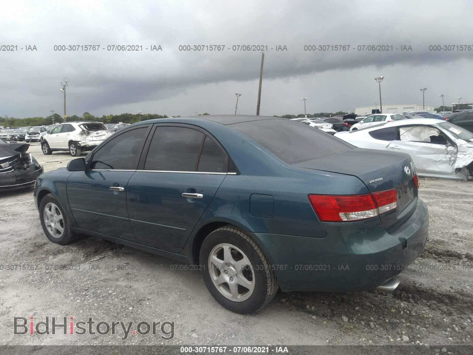 2006 HYUNDAI SONATA - VIN: 5NPEU46FX6H006607 - Фото 3