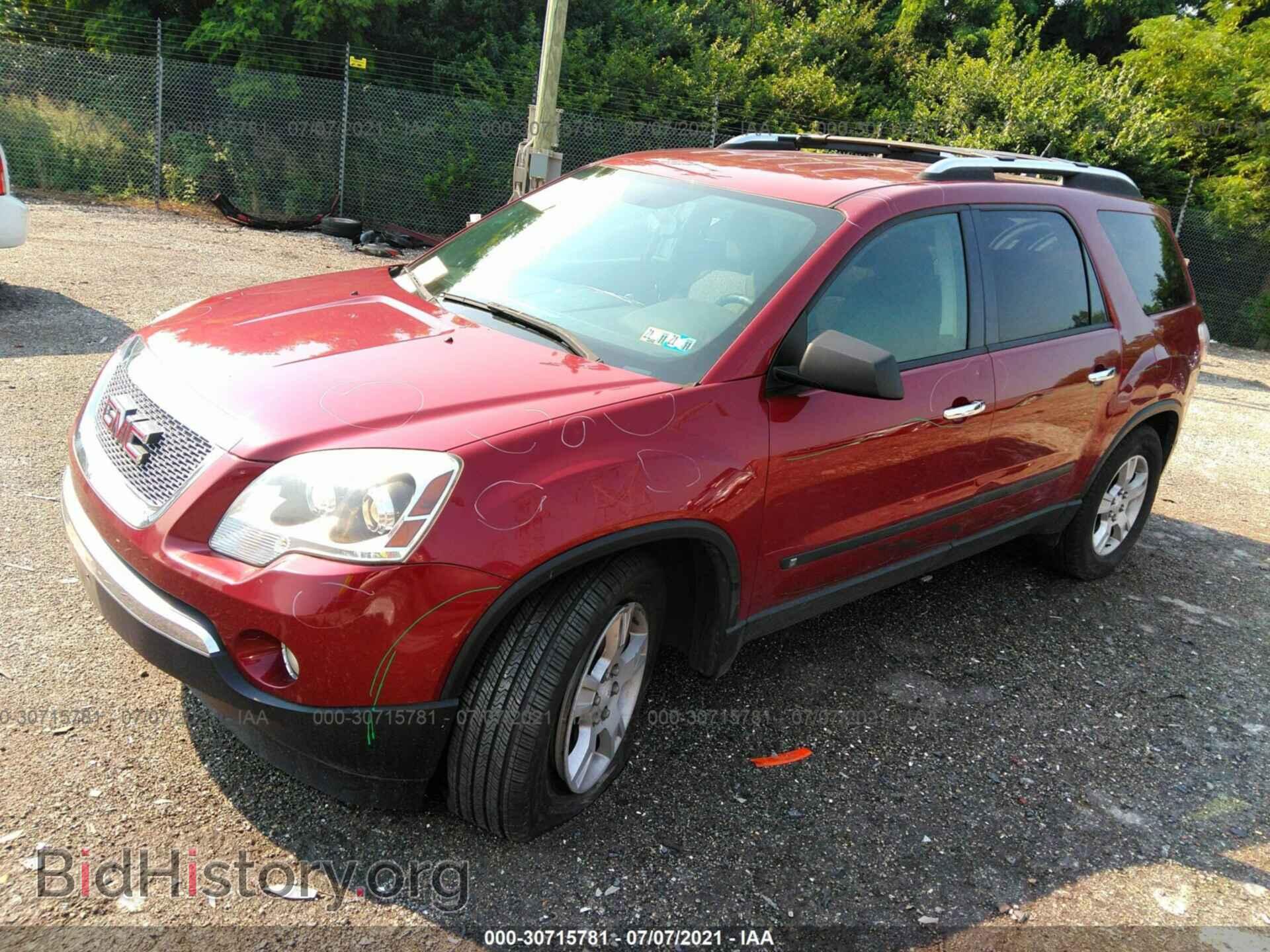 2009 GMC ACADIA - VIN: 1GKER13D09J110526 - Фото 2