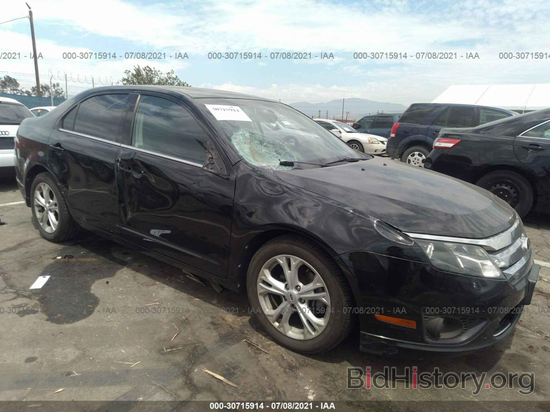 Photo 3FAHP0HA9CR151098 - FORD FUSION 2012