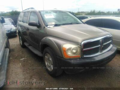 2006 Dodge DURANGO SLT, коричневый — VIN 1D4HD48N66F110509, IAAI