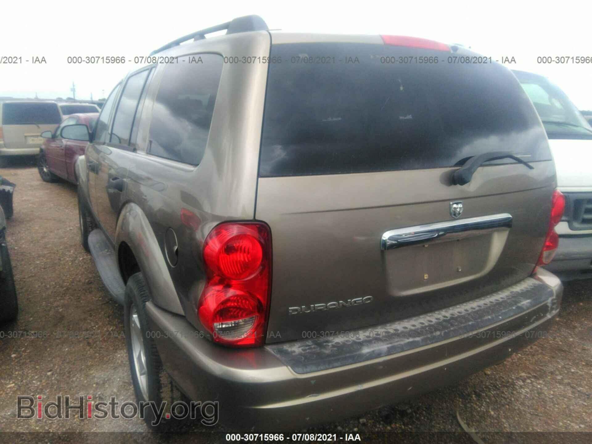 2006 DODGE DURANGO - VIN: 1D4HD48N66F110509 - Фото 3