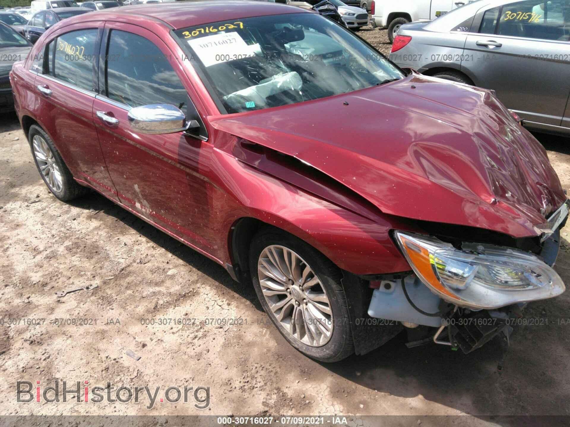 Photo 1C3CCBCB2CN303497 - CHRYSLER 200 2012
