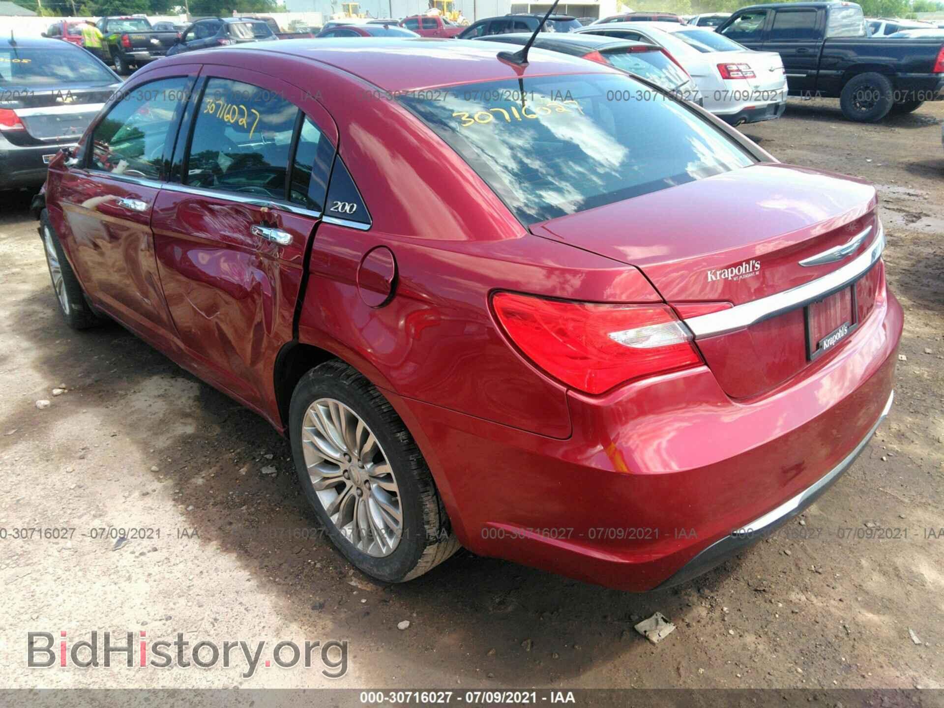 2012 CHRYSLER 200 - VIN: 1C3CCBCB2CN303497 - Photo 3